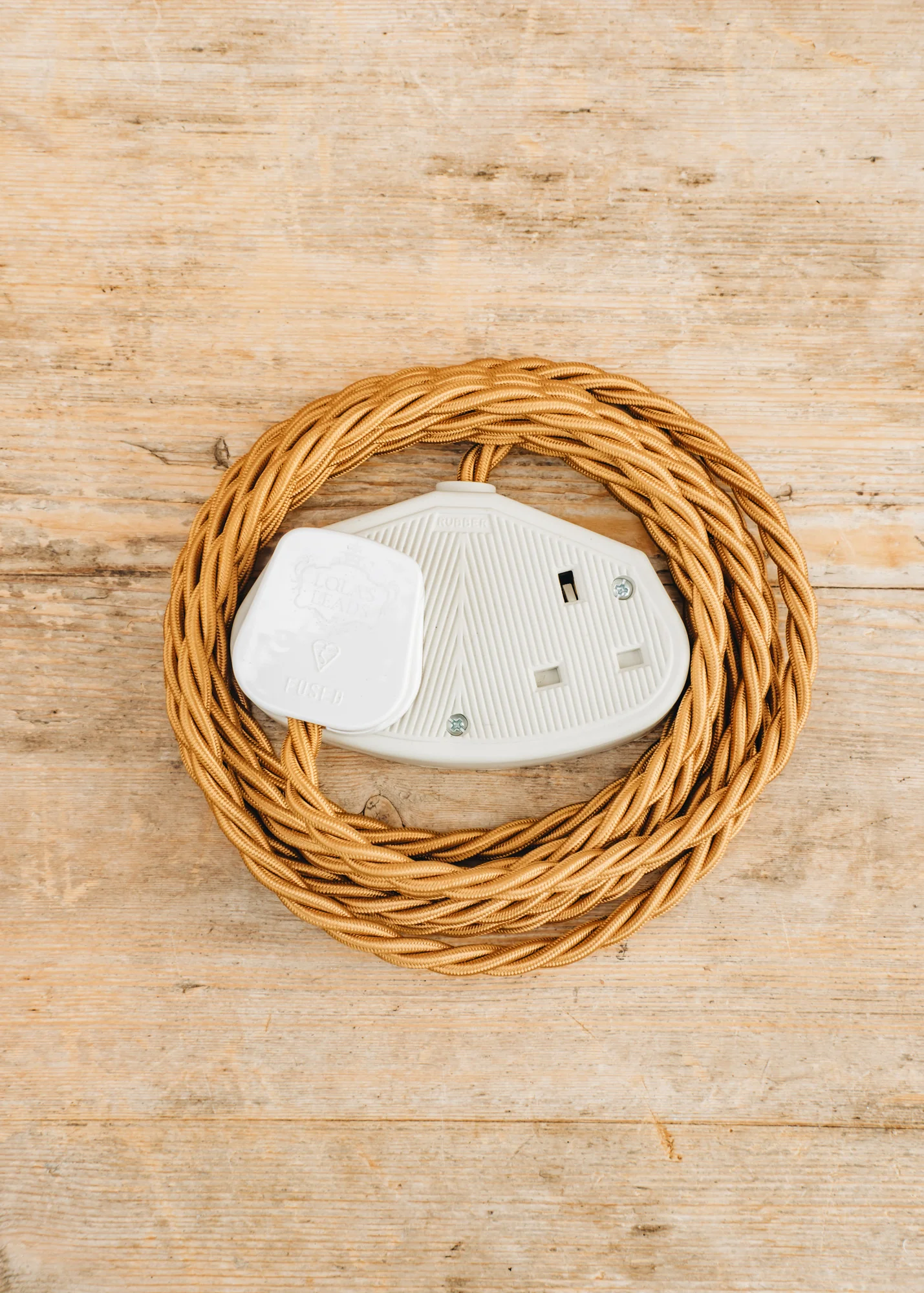 Carmac 3m Extension Lead with White Two Gang Socket