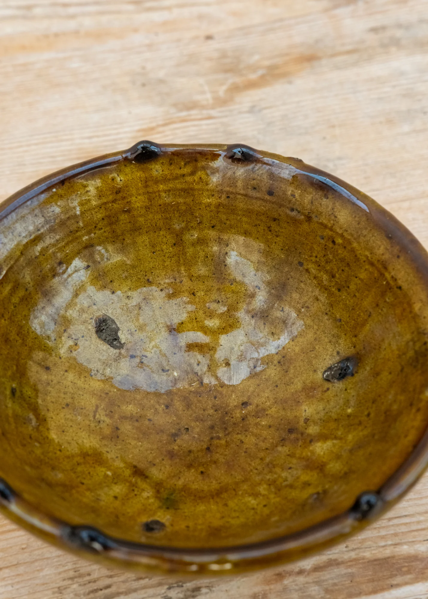 Small Tamegroute Bowl in Ochre - Image 2