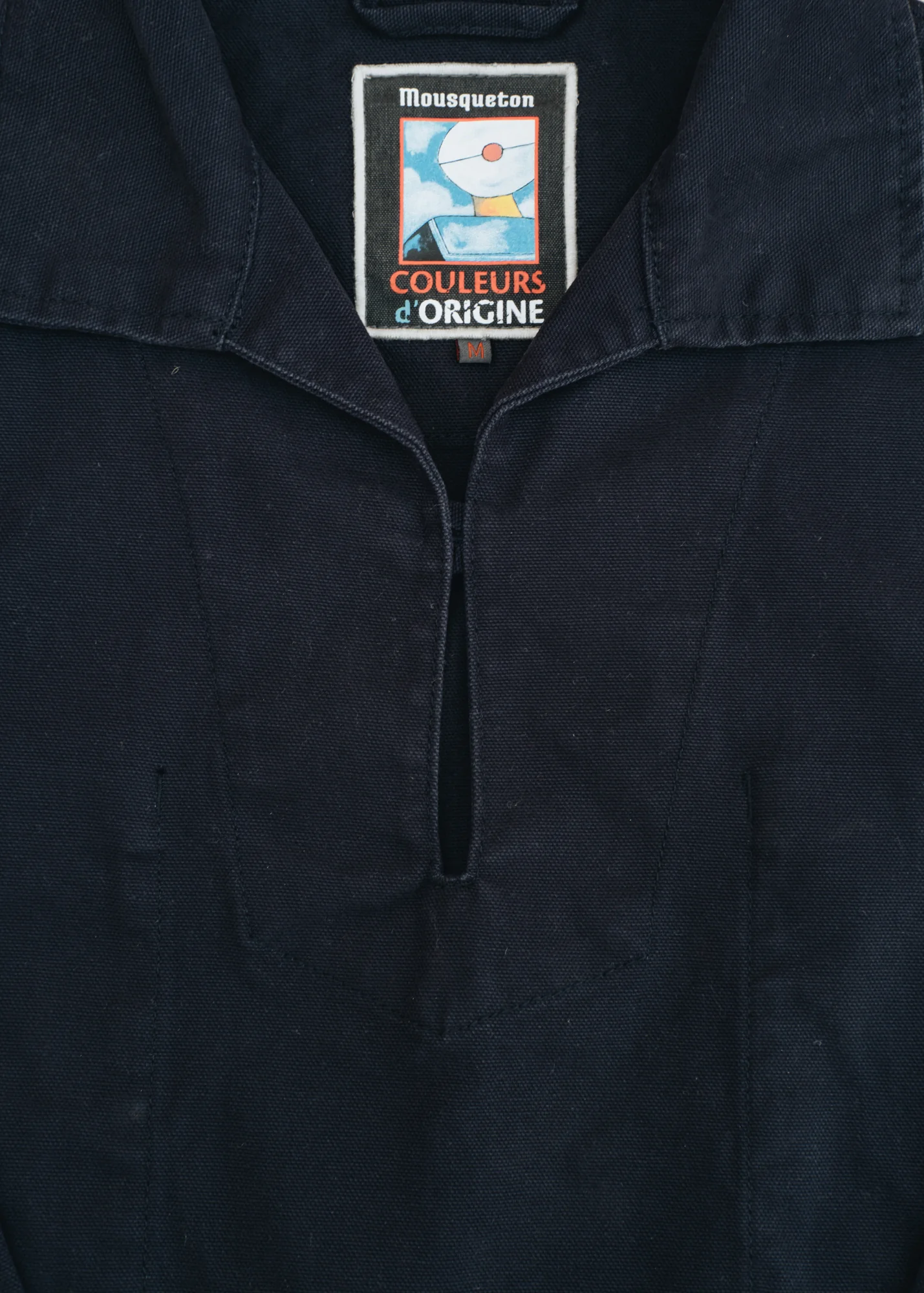 Canvas Smock in Navy - Image 3