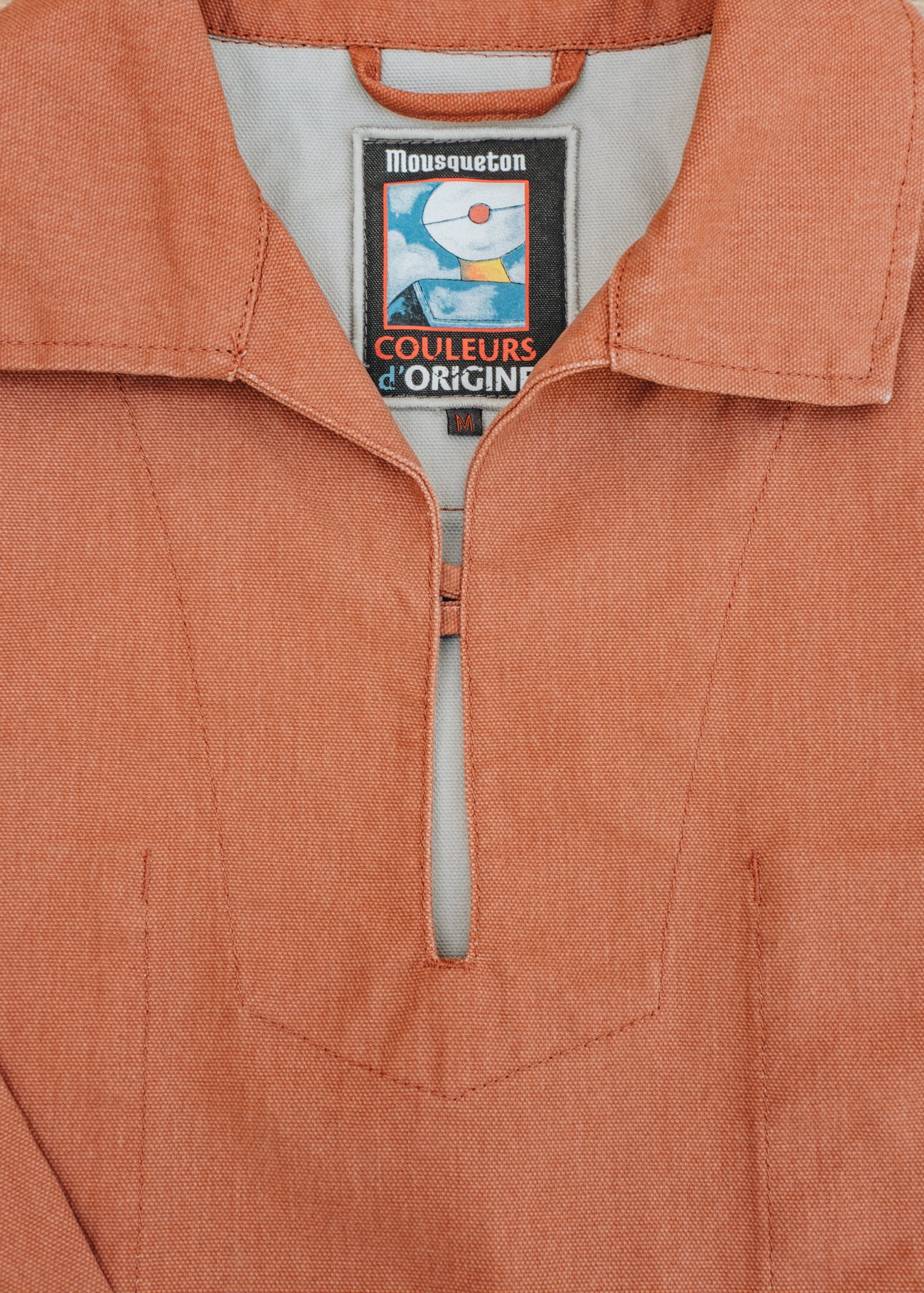 Canvas Smock in Terracotta - Image 3