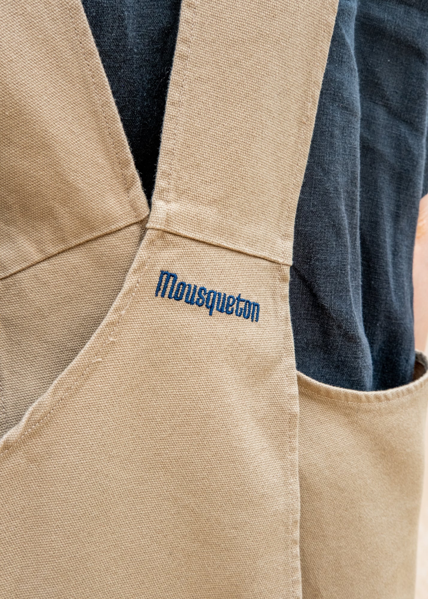 Japanese Wrap Apron in Camel - Image 3