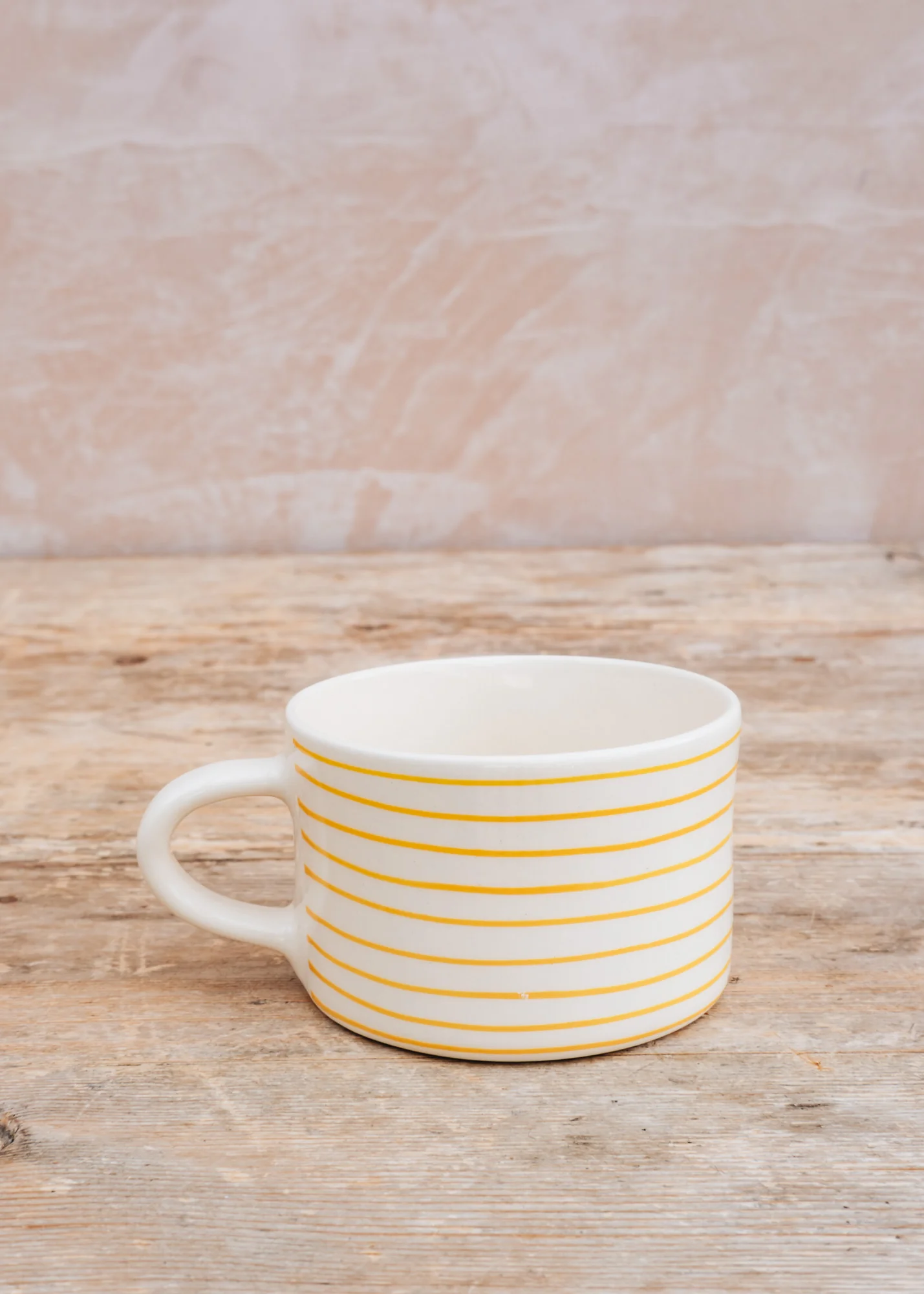 Horizontal Stripe Mug in Turmeric
