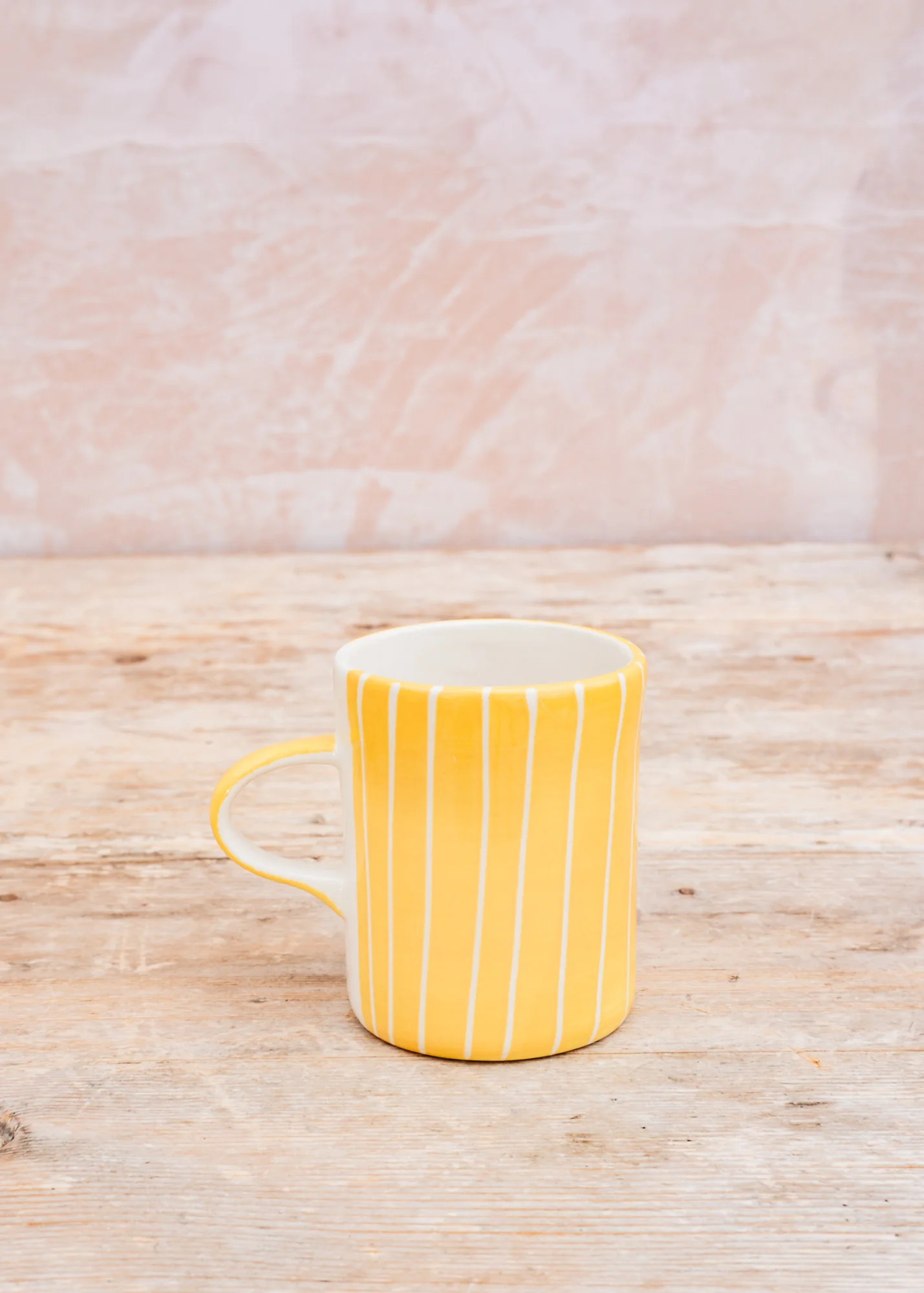 Sgrafitto Demi Mug in Turmeric