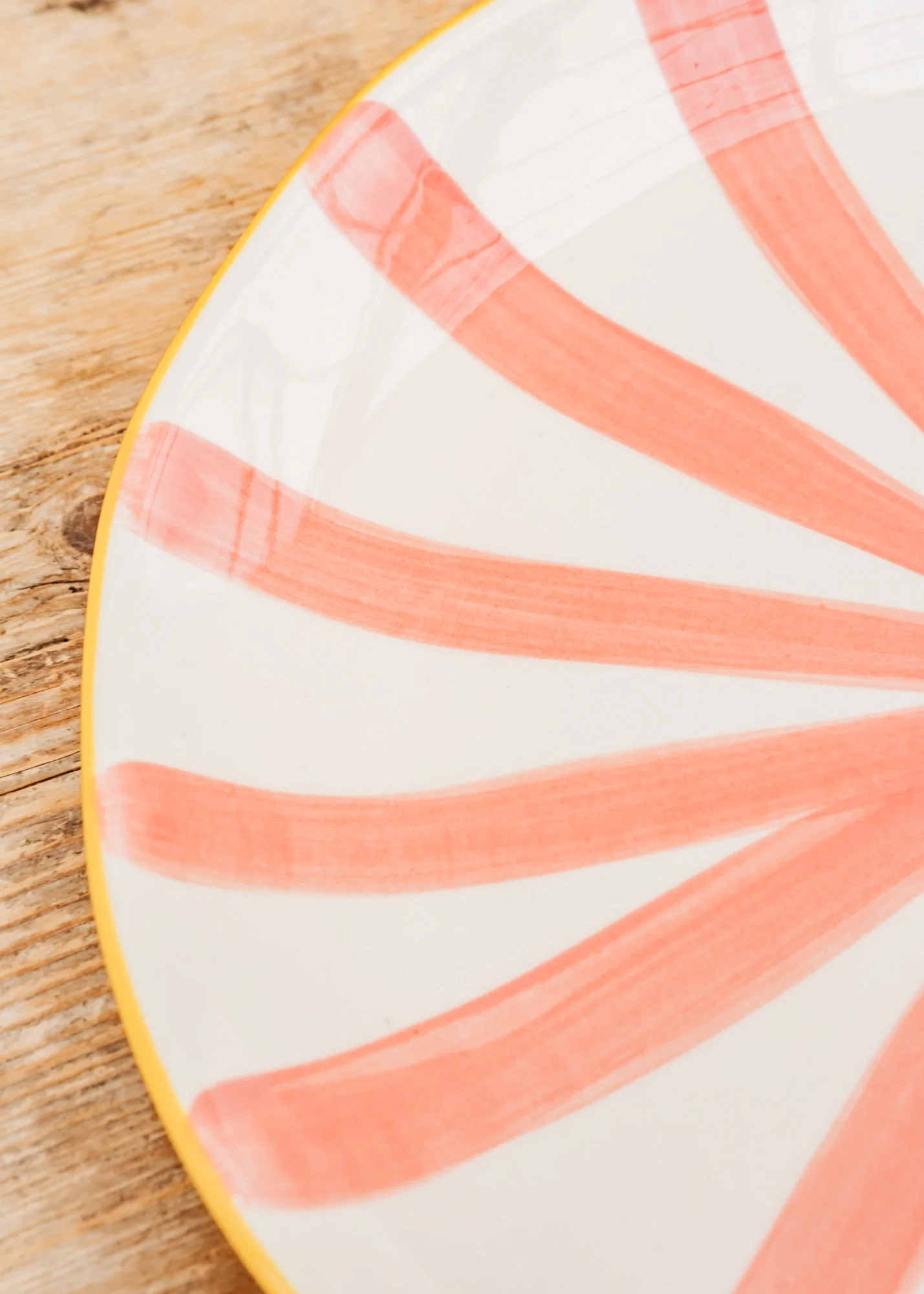 Tri Colour Supper Plate in Sunrise - Image 3
