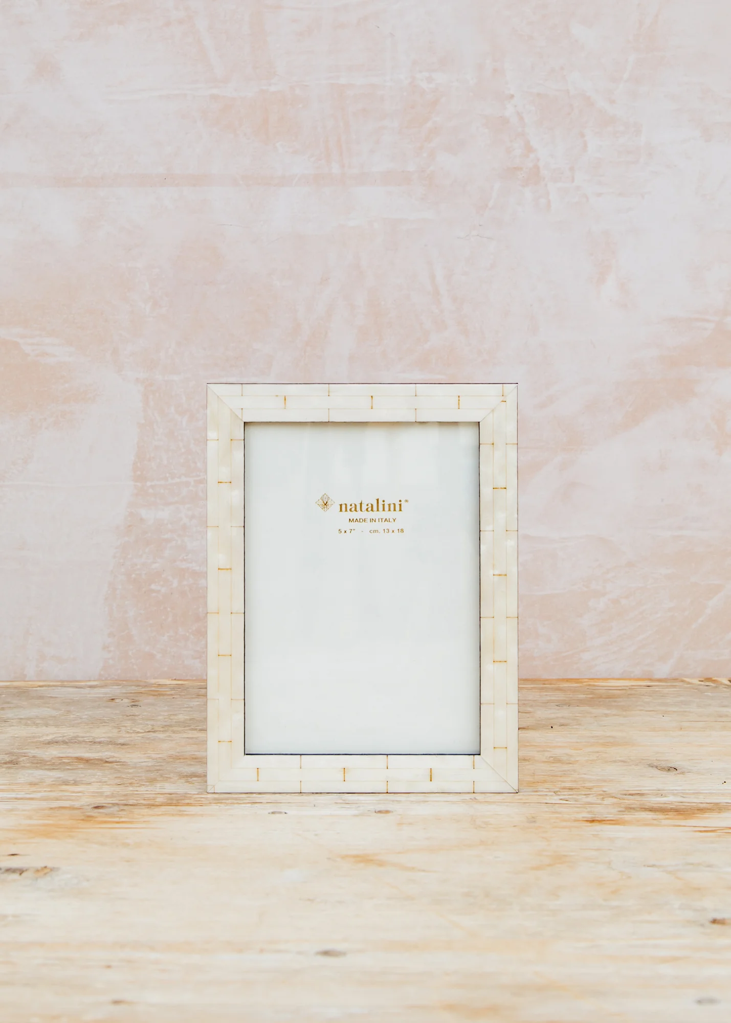 Mattoncini Bianchi Frame, for 5x7" photographs