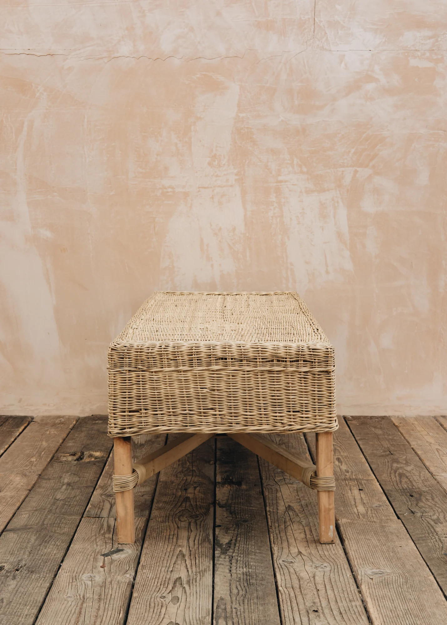 Nzuri Classic Cane Bench - Image 2