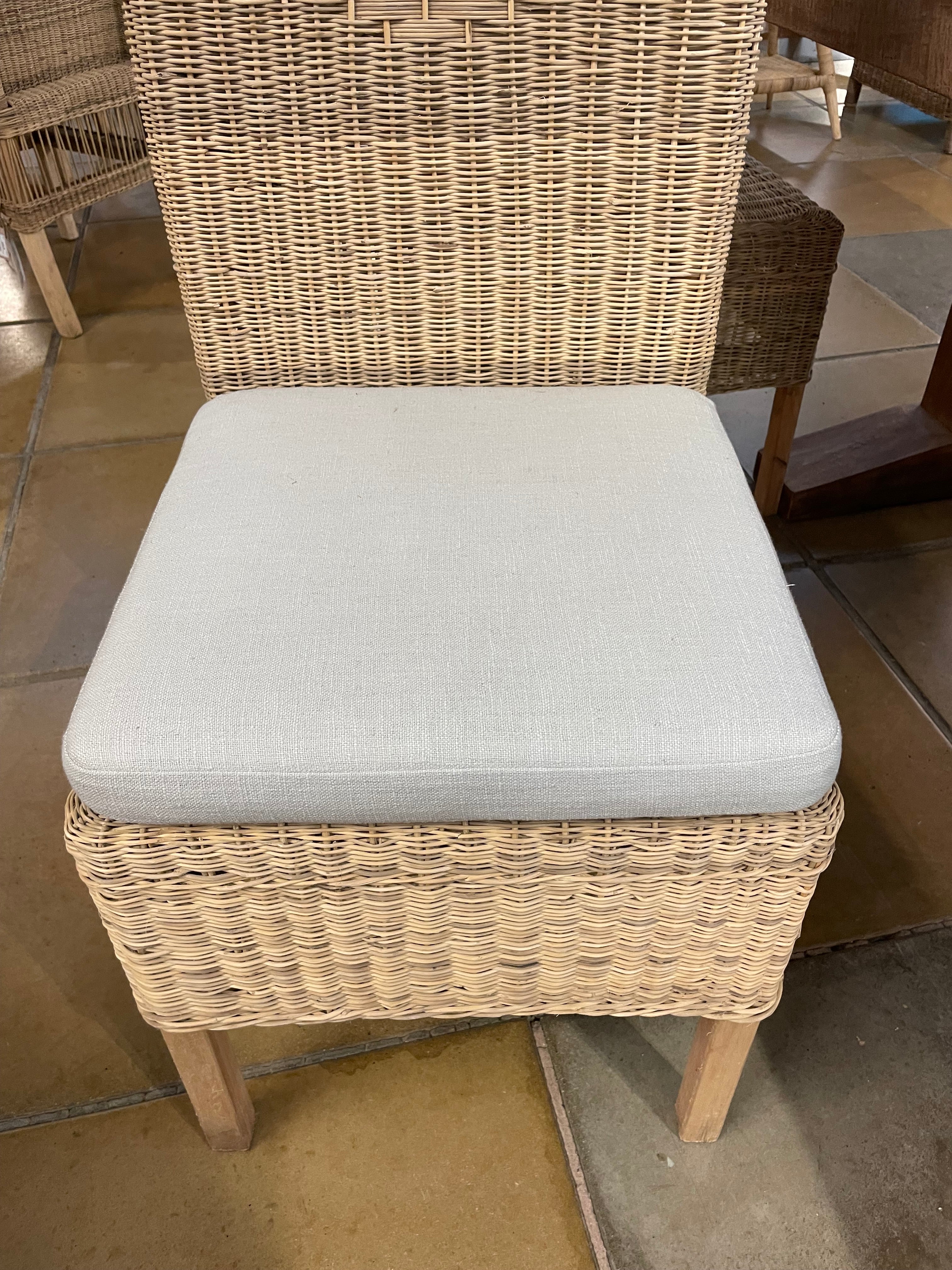 Nzuri Dining Chair Foam Seat Cushion in Beige