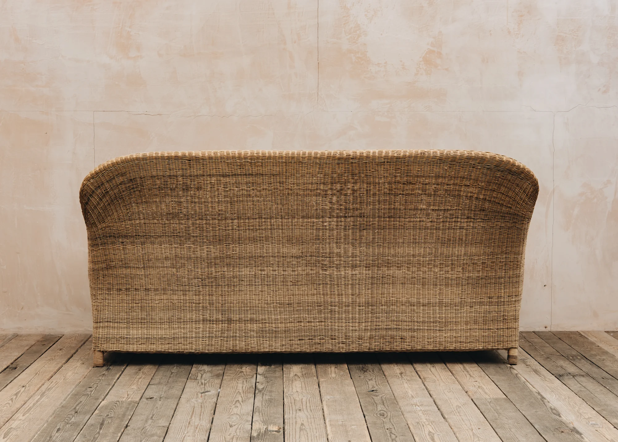Nzuri Relaxed Cane Three Seater Sofa - Image 2