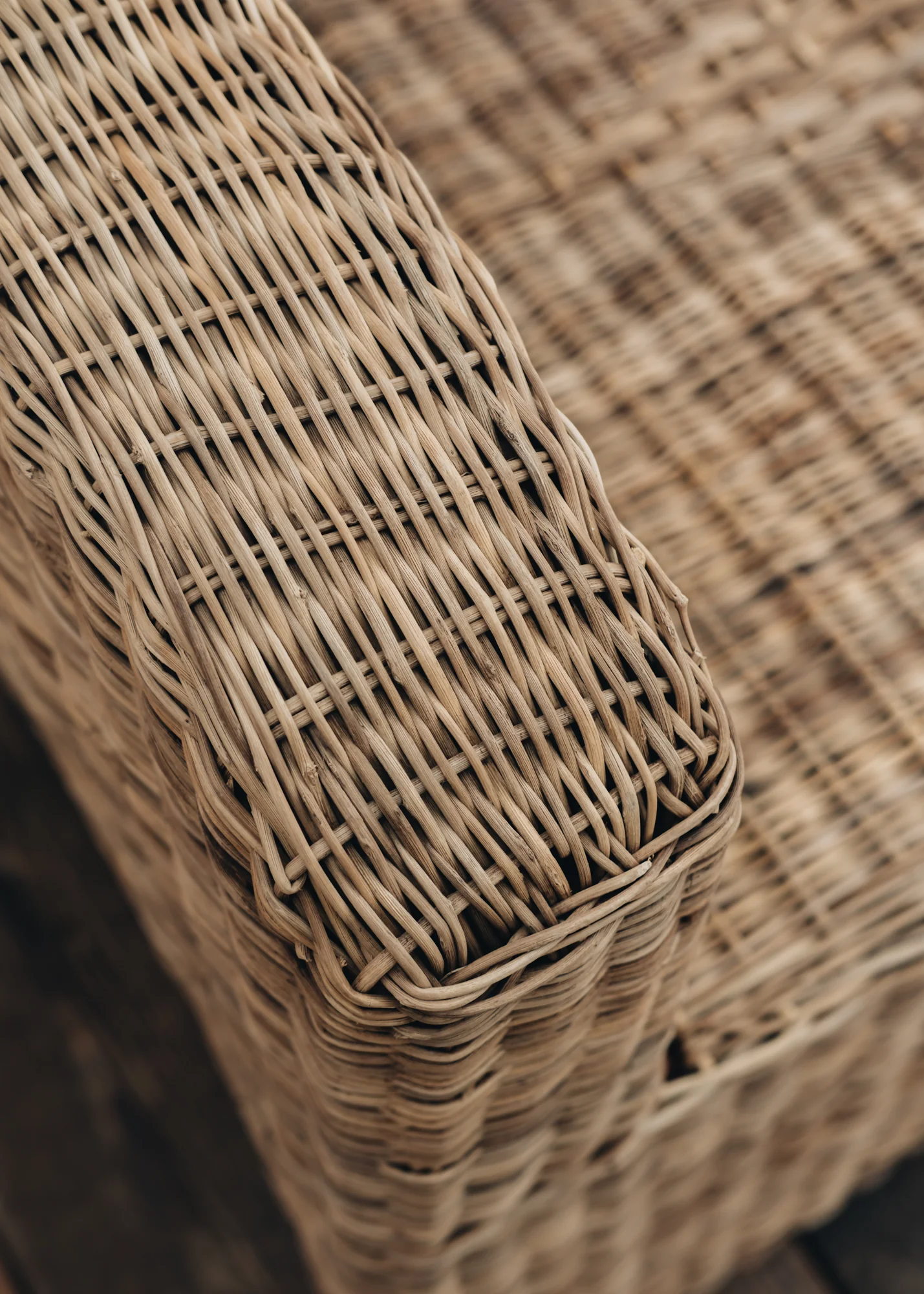 Nzuri Relaxed Cane Two Seater Sofa - Image 4