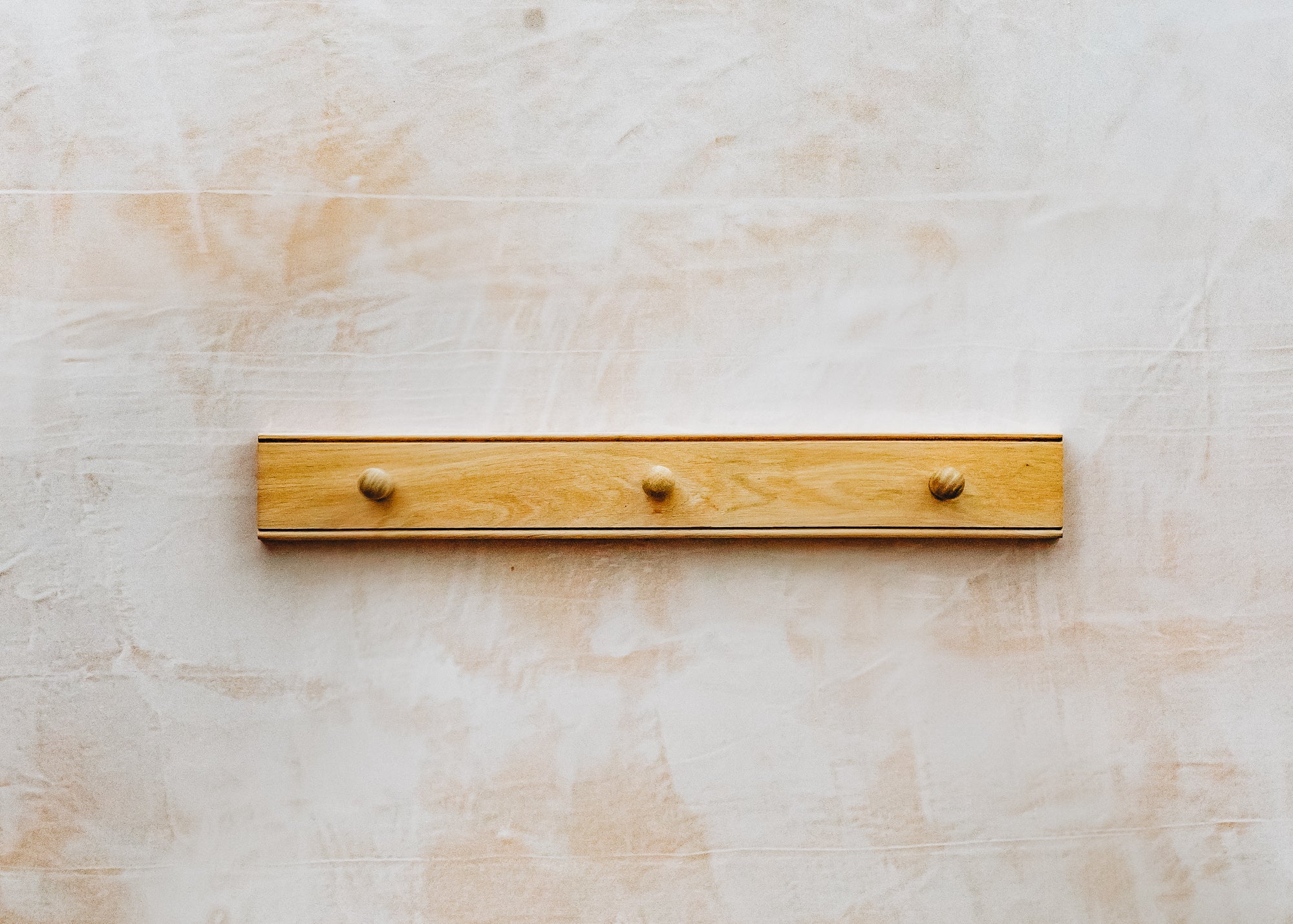 Oak Three Peg Rail