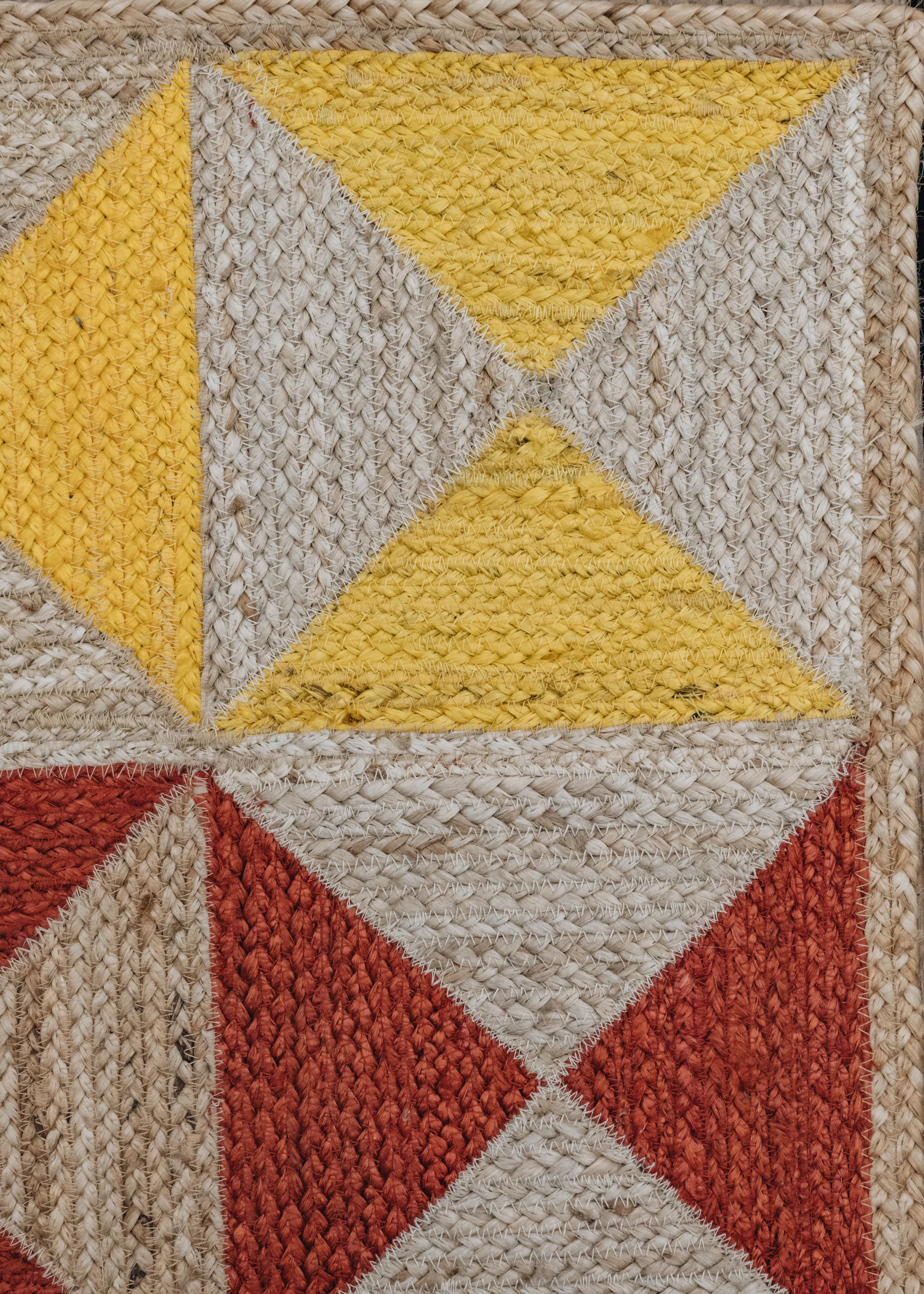 Ochre Woven Doormat - Image 2