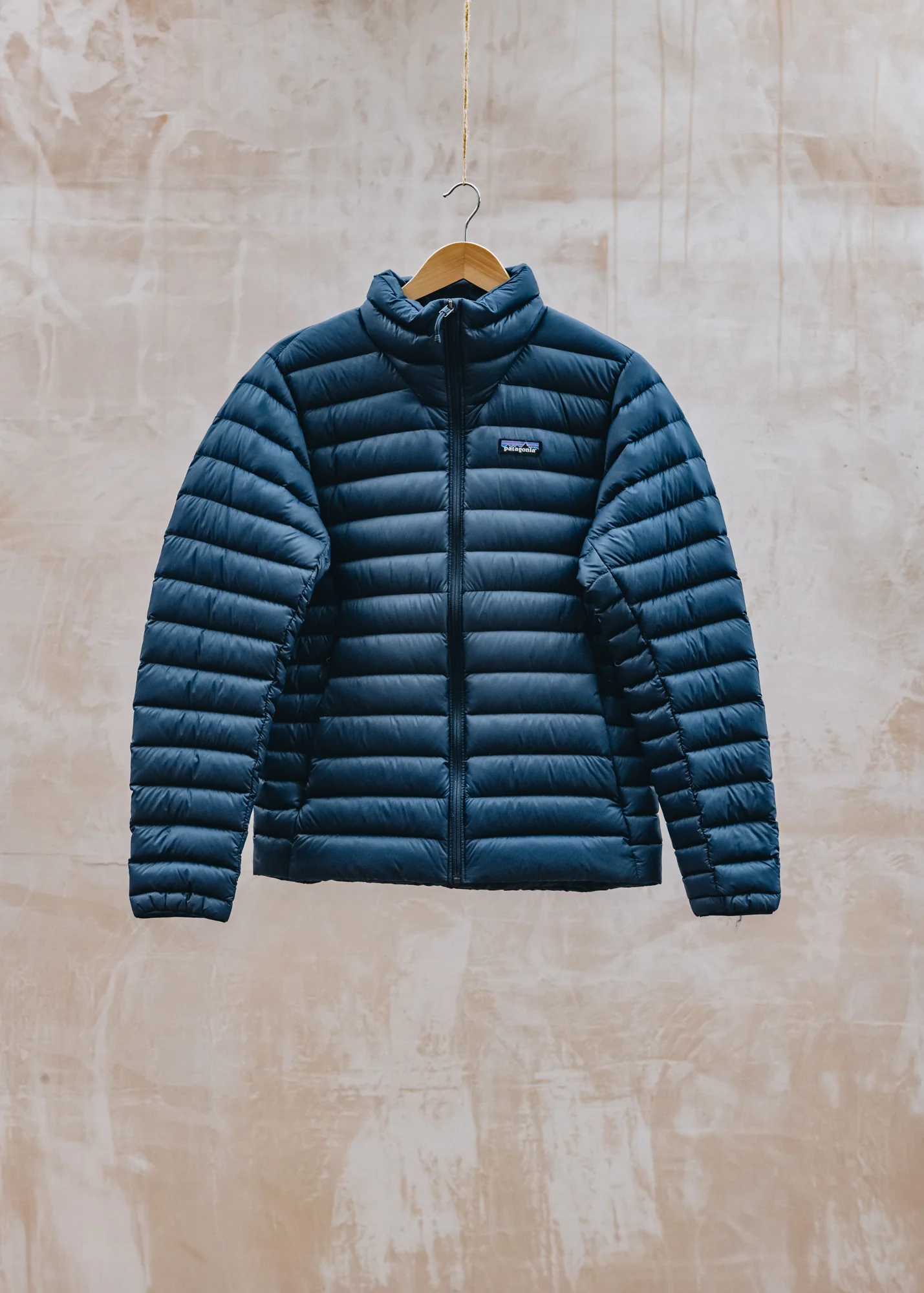Down Sweater Jacket in New Navy