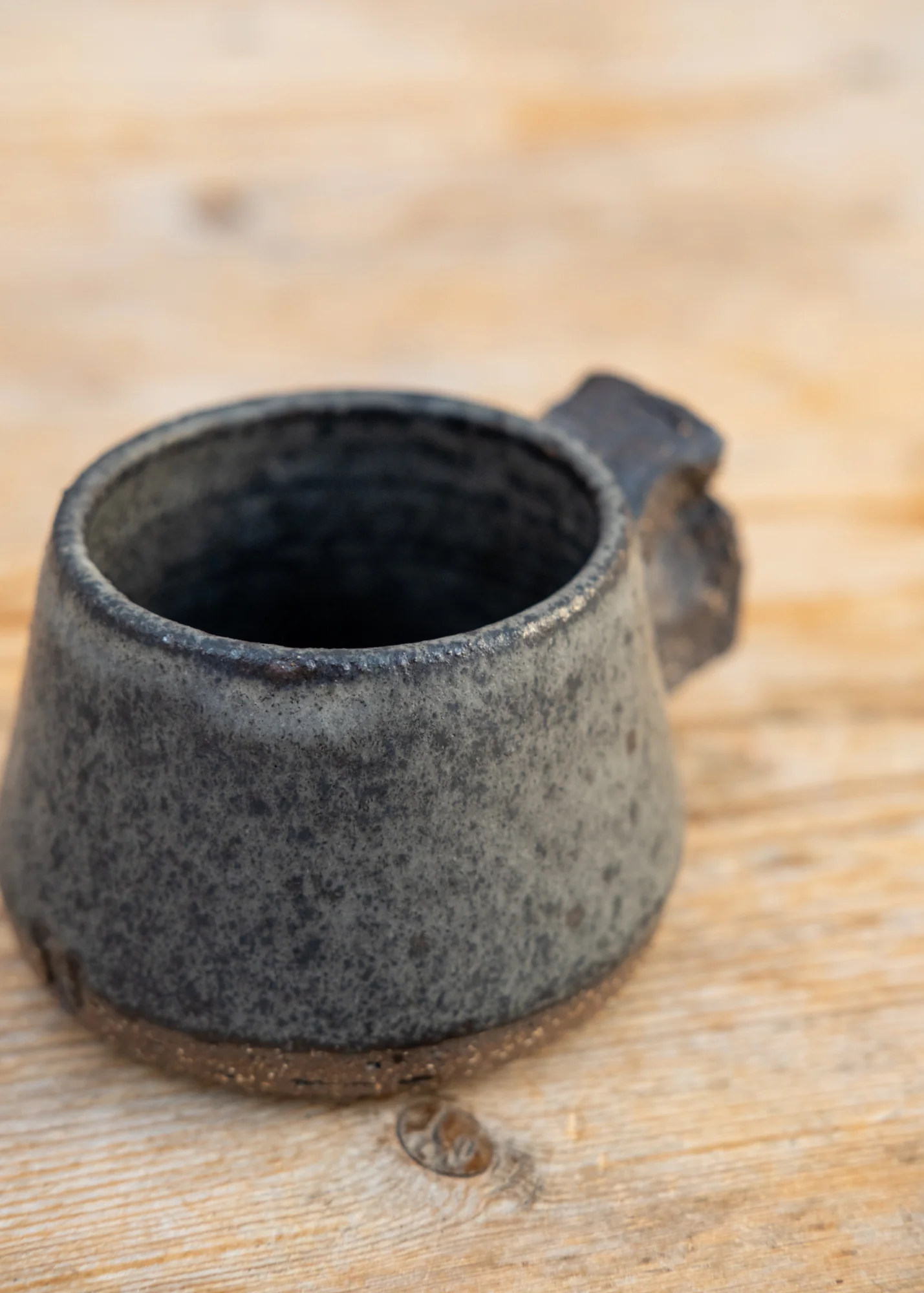 Brick Collection Flat White Cup in Black - Image 2
