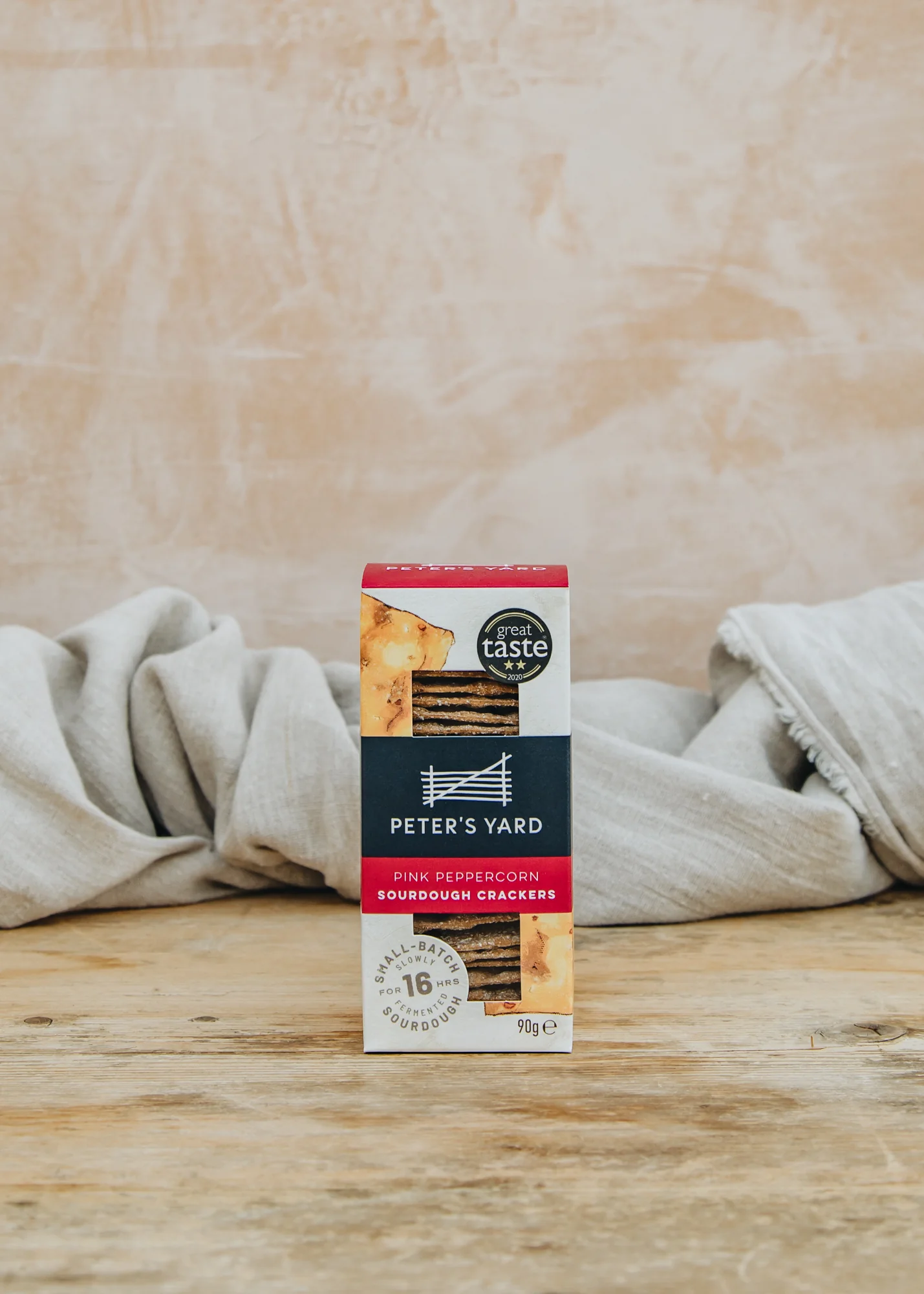 Pink Peppercorn Sourdough Crackers, 90g