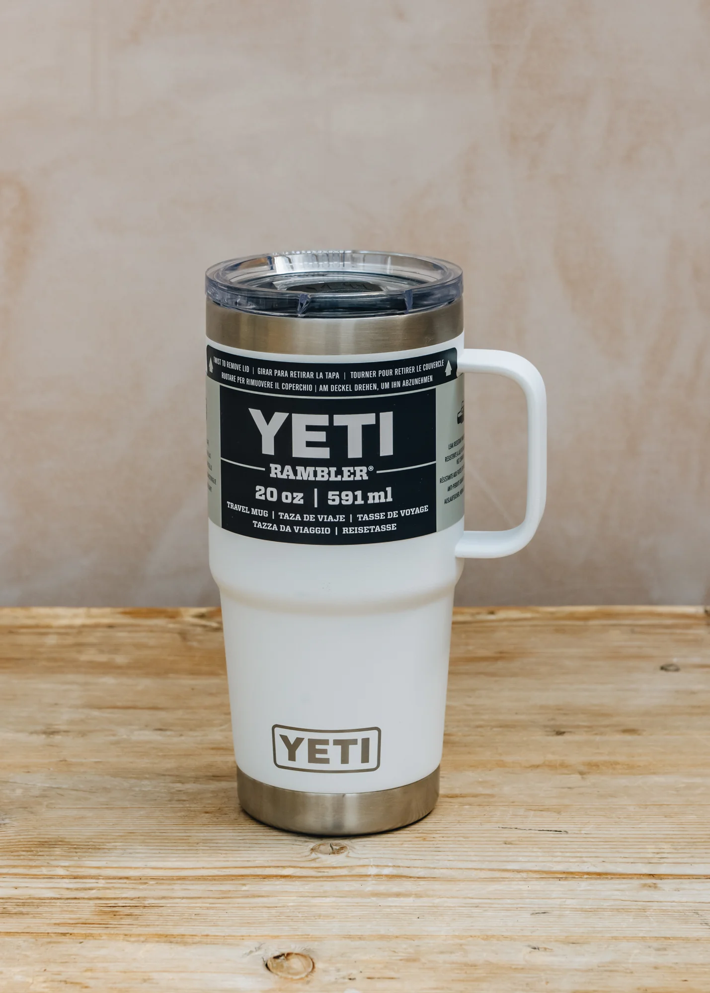 Rambler Travel Mug 20oz in White