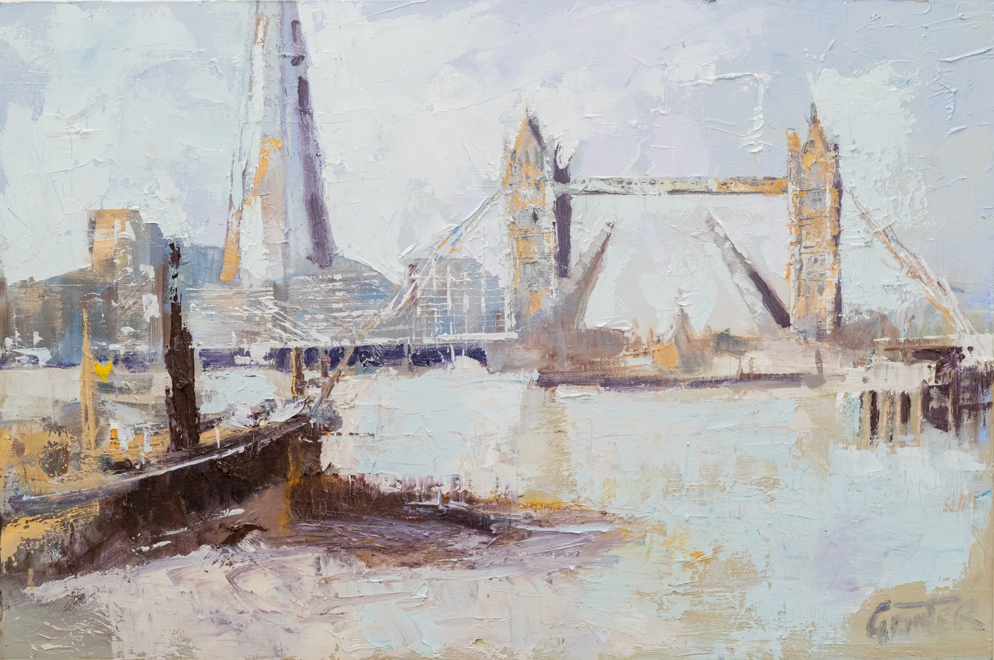 London, Tower Bridge and Shard