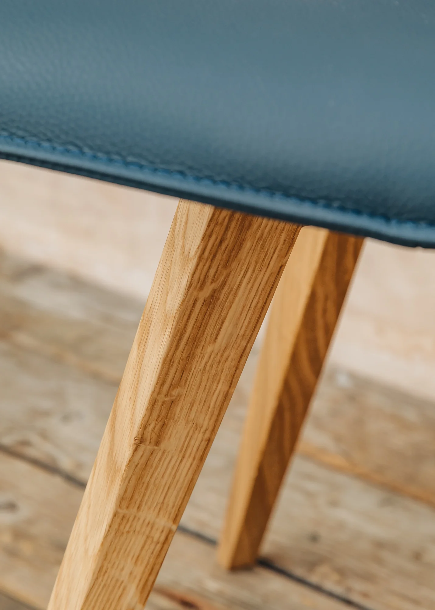 Clipper Dining Chair in Marine Toledo Leather - Image 6