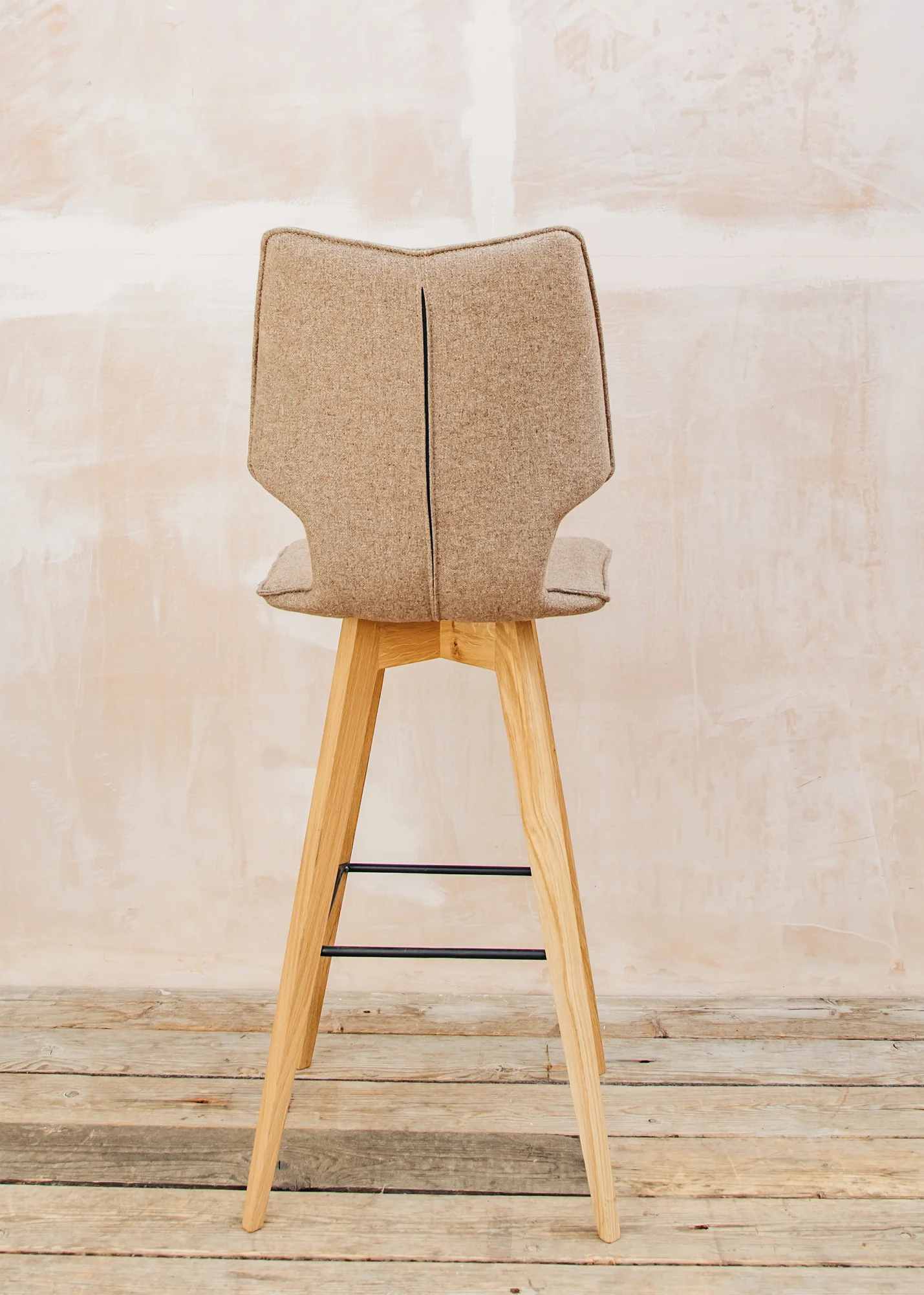 Clipper High Bar Stool in Mocca Forward - Image 4