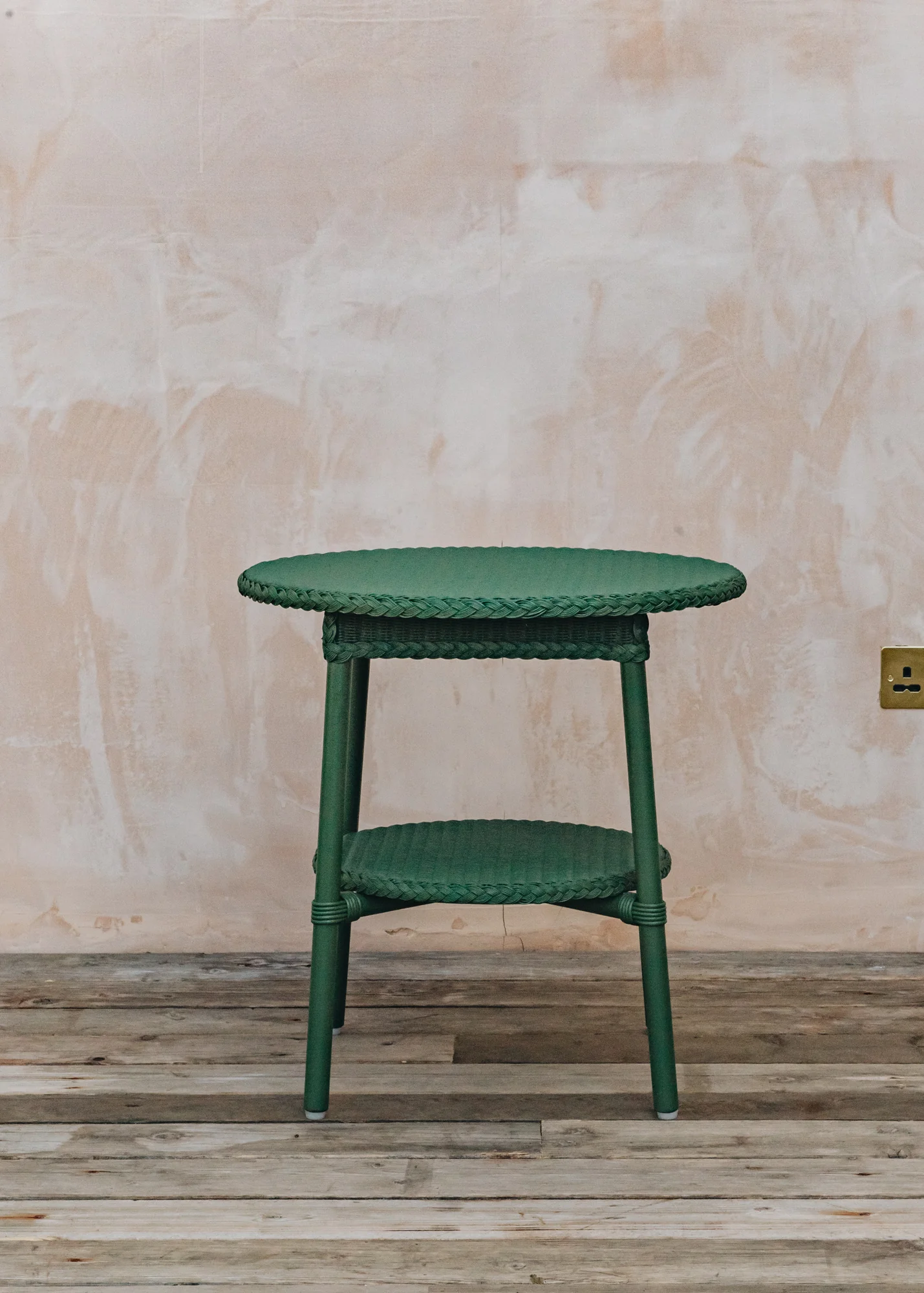 Round Coffee Table in Dark Green - Image 2