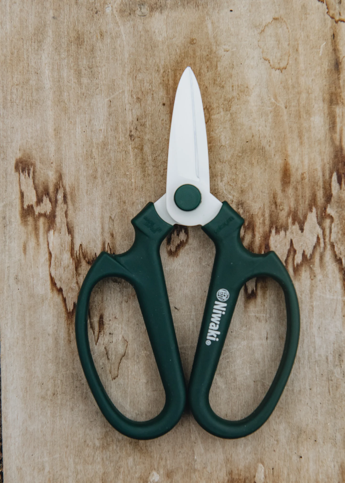 Sakagen Flower Scissors in Moss Green