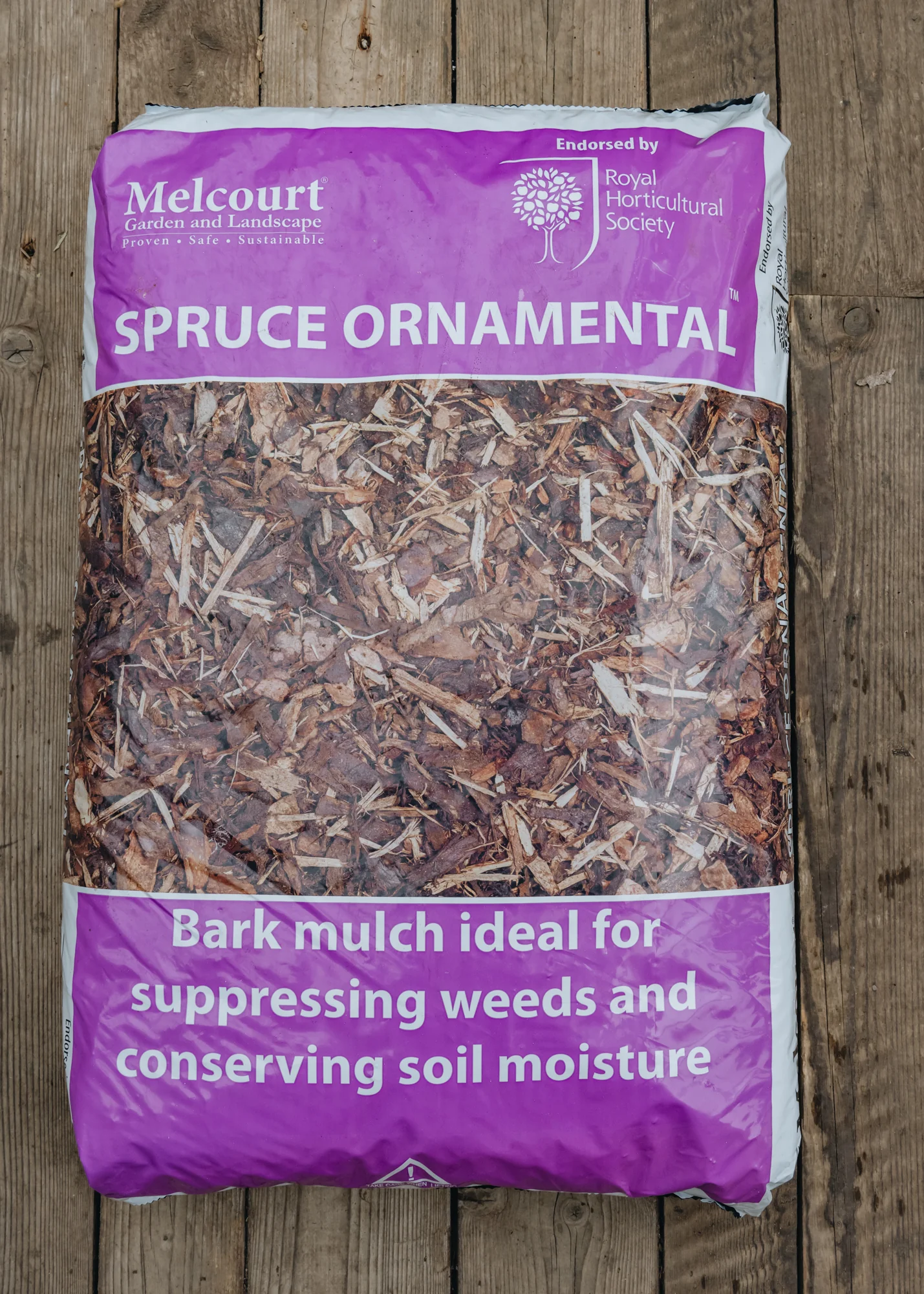 Ornamental Spruce Bark Mulch, 60l