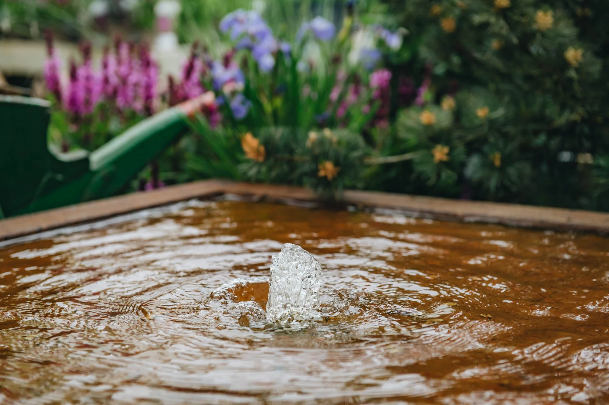 Square Corten Steel Water Feature - Image 2