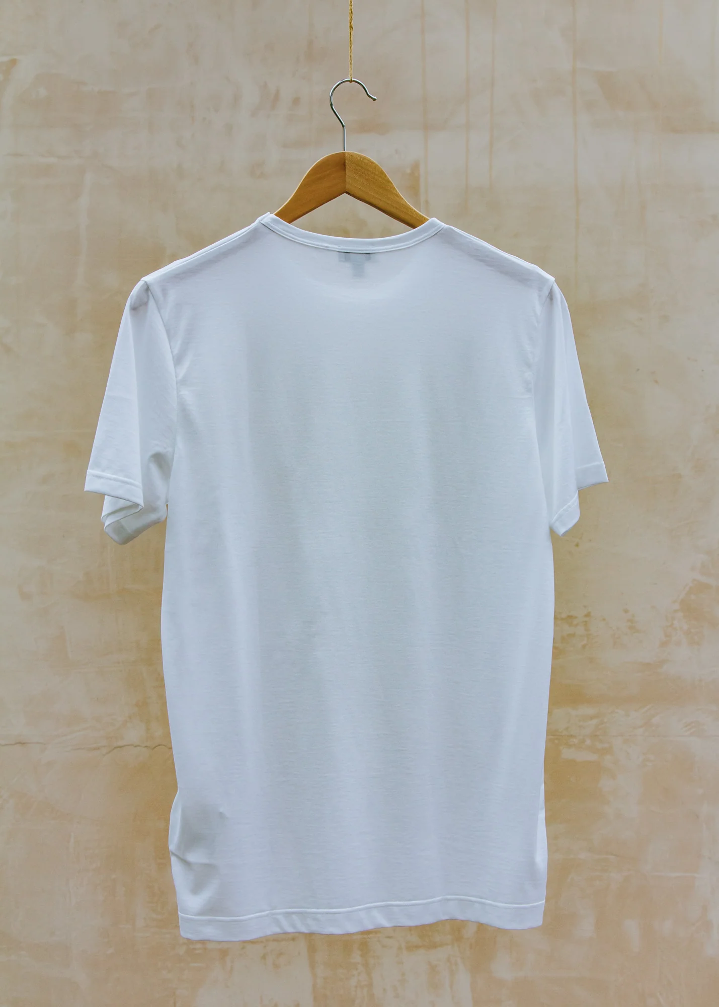 Crew Neck T-Shirt in White - Image 2