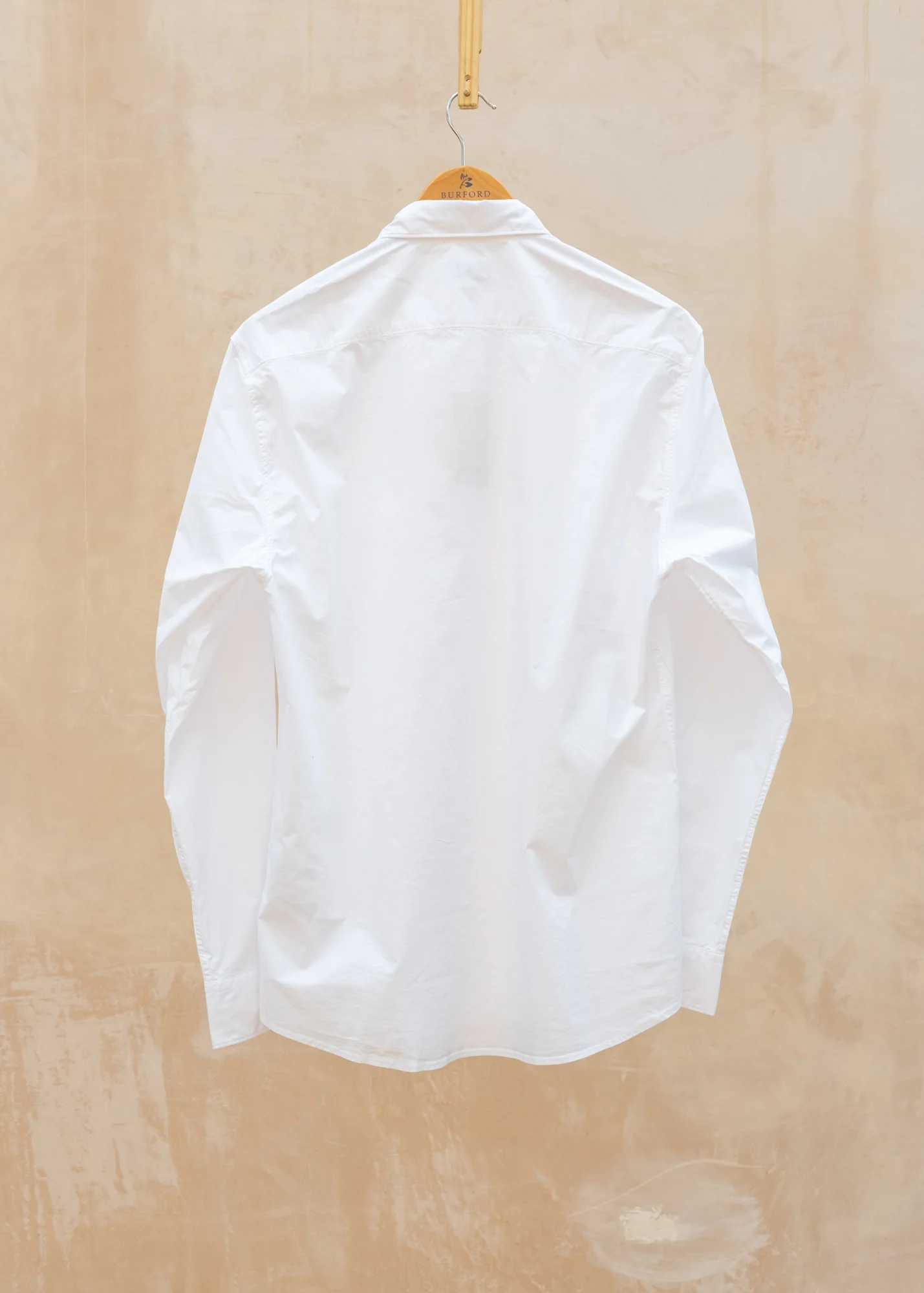 Button Down Poplin Shirt in White - Image 2