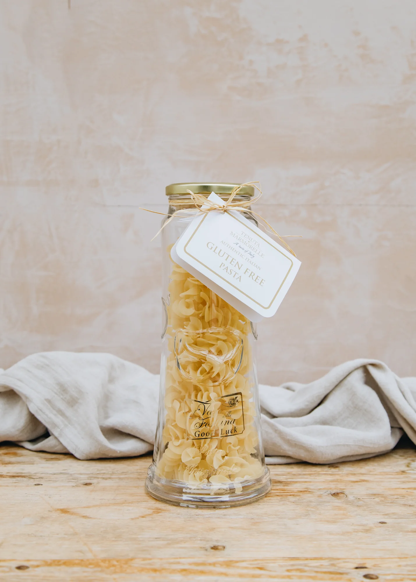 Gluten Free Fusillone in Fortuna Jar