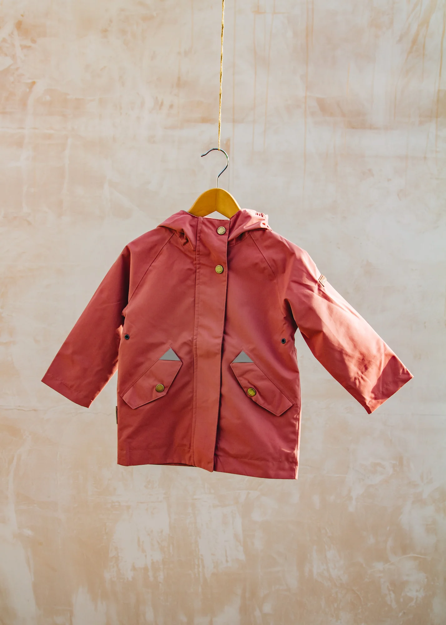 Waterproof All Season Raincoat in Dusky Pink