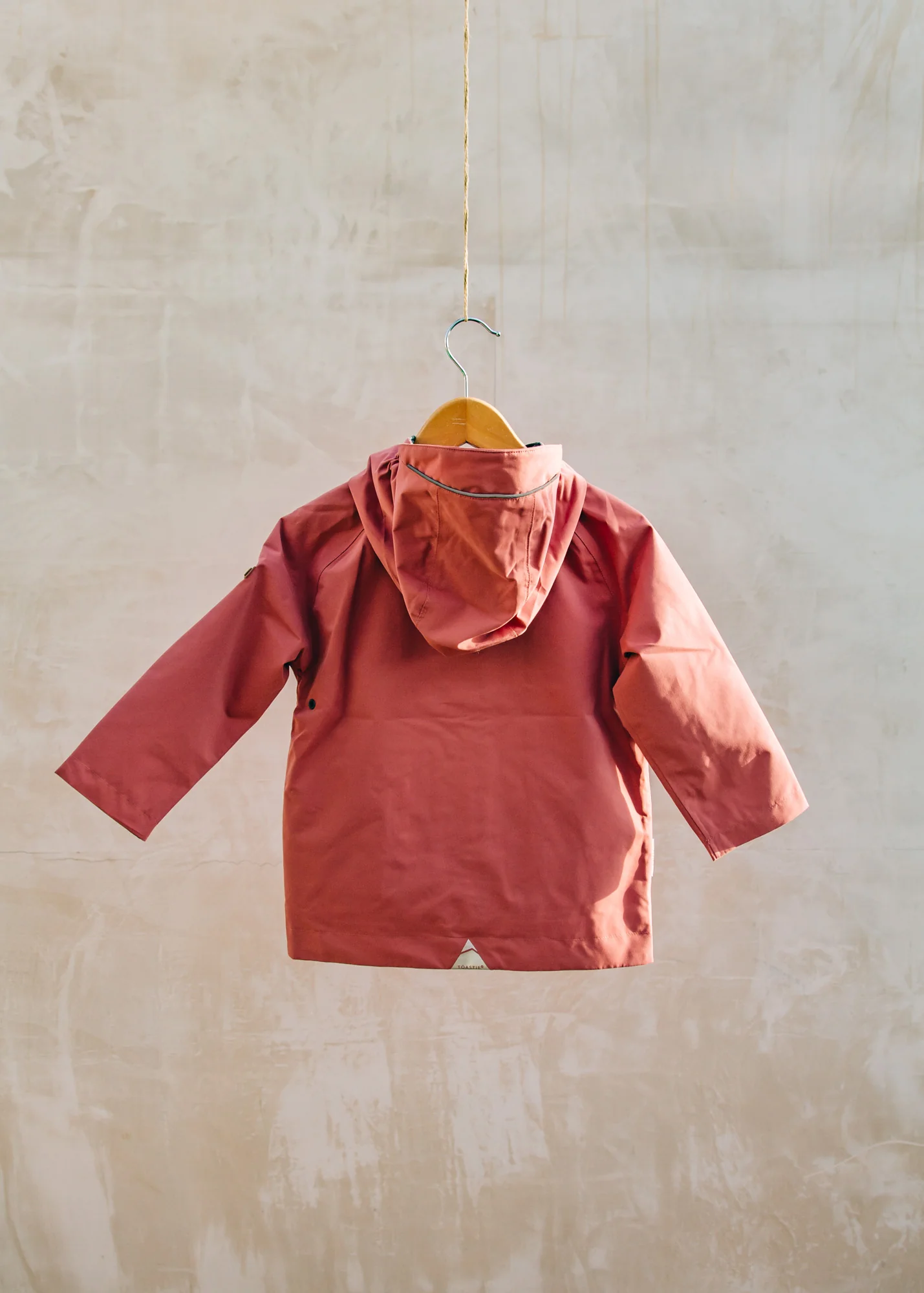 Waterproof All Season Raincoat in Dusky Pink - Image 2
