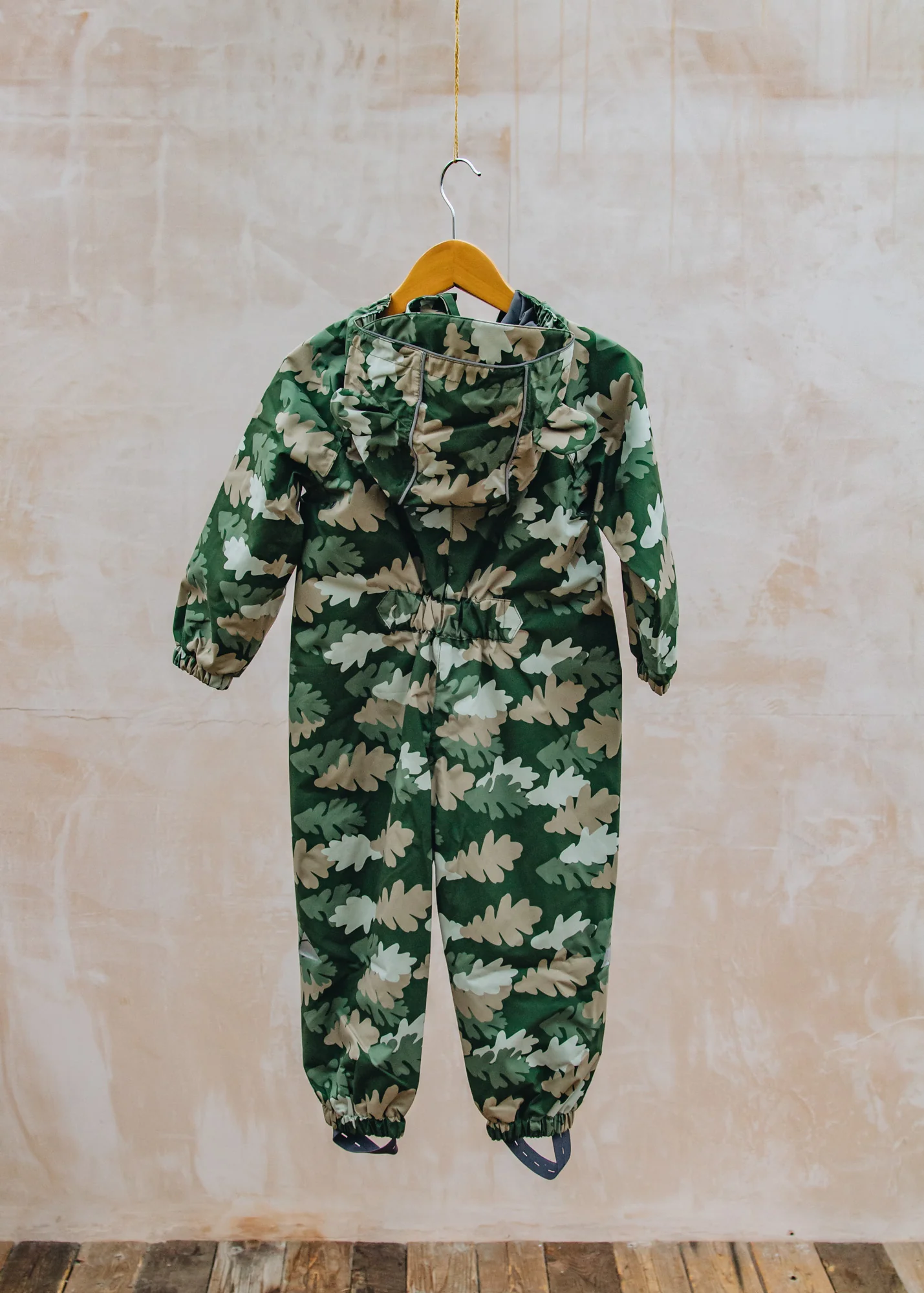 Waterproof Packable Puddlesuit in Leaf Camo - Image 2