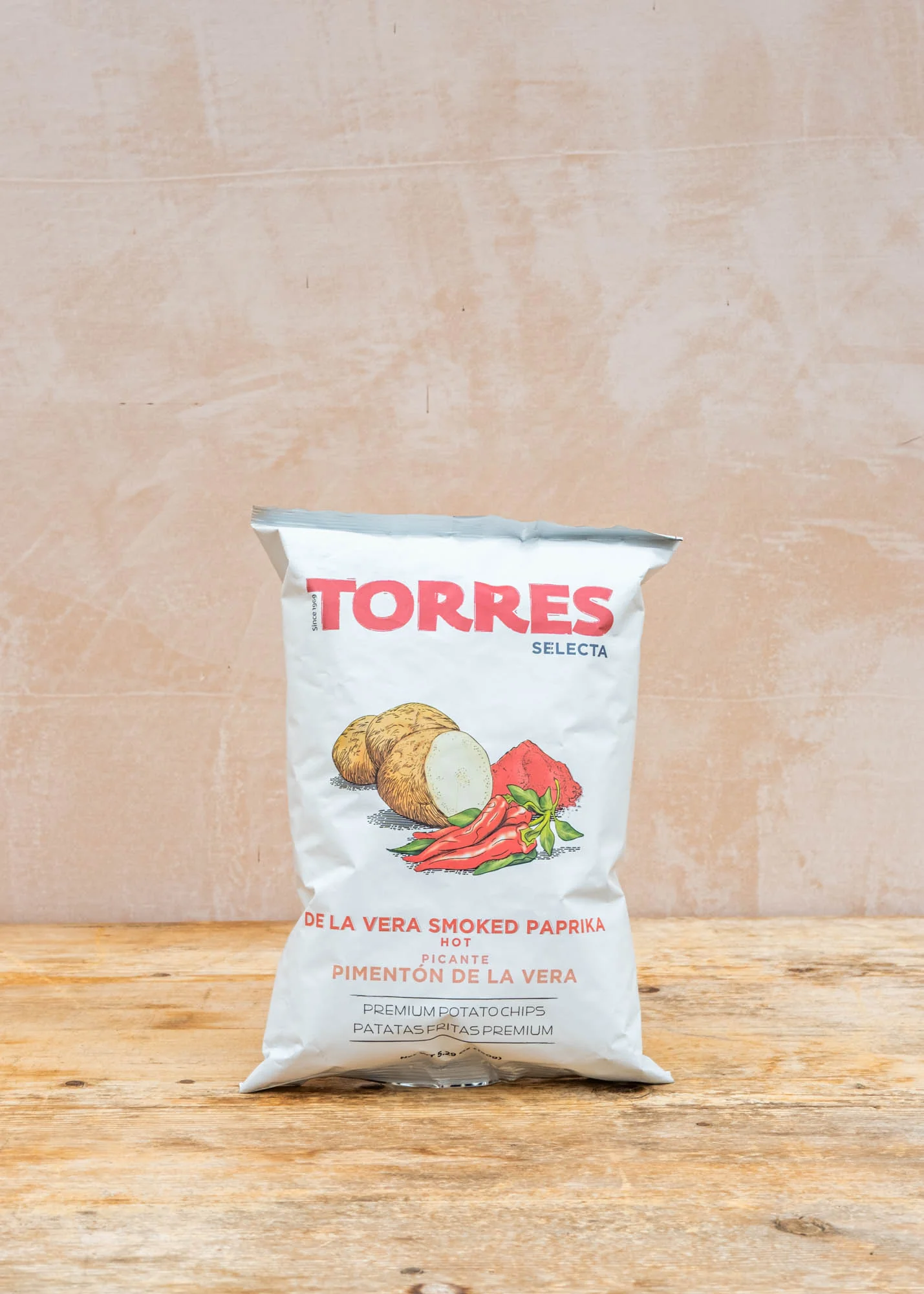 Smoked Paprika Flavoured Potato Crisps, 150g