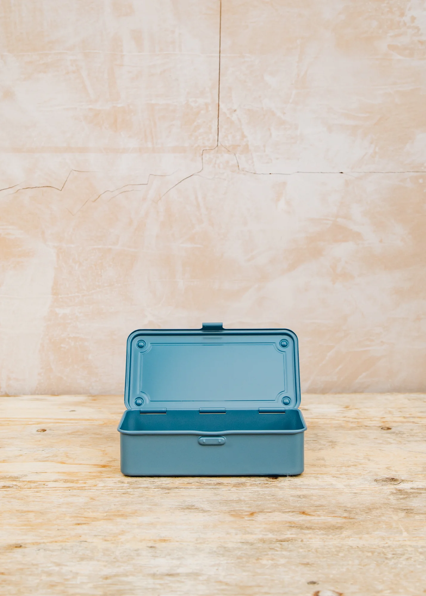 Trunk Shaped Tool Box in Duck Egg - Image 2