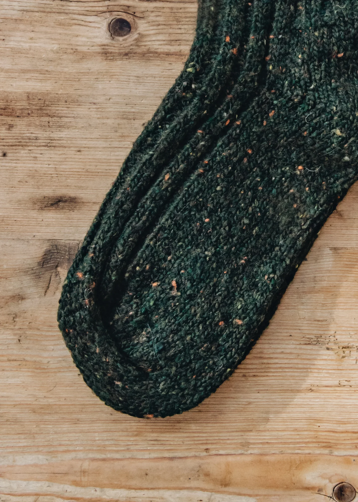 Traditional Socks in Dark Green - Image 2
