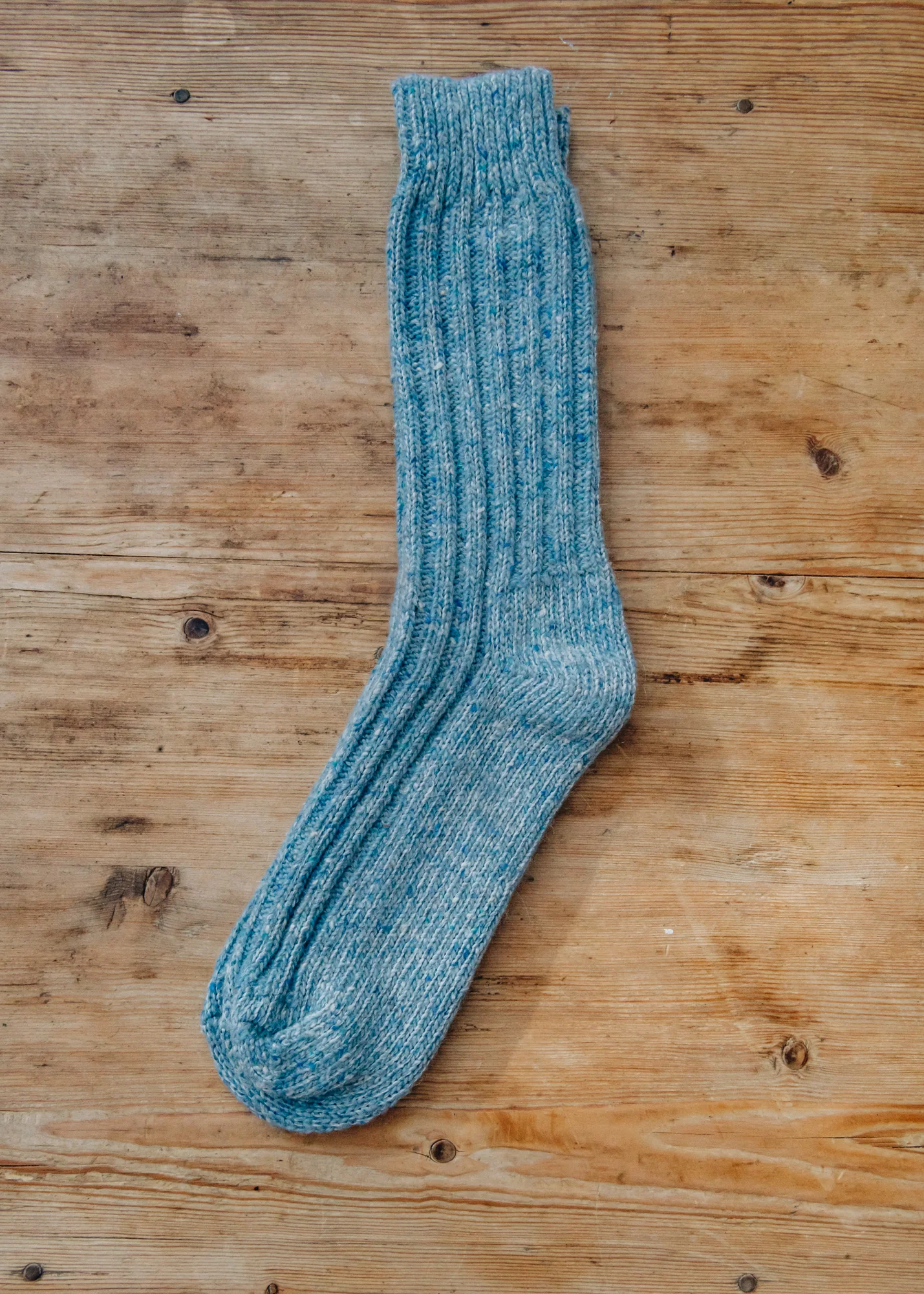 Traditional Socks in Light Blue