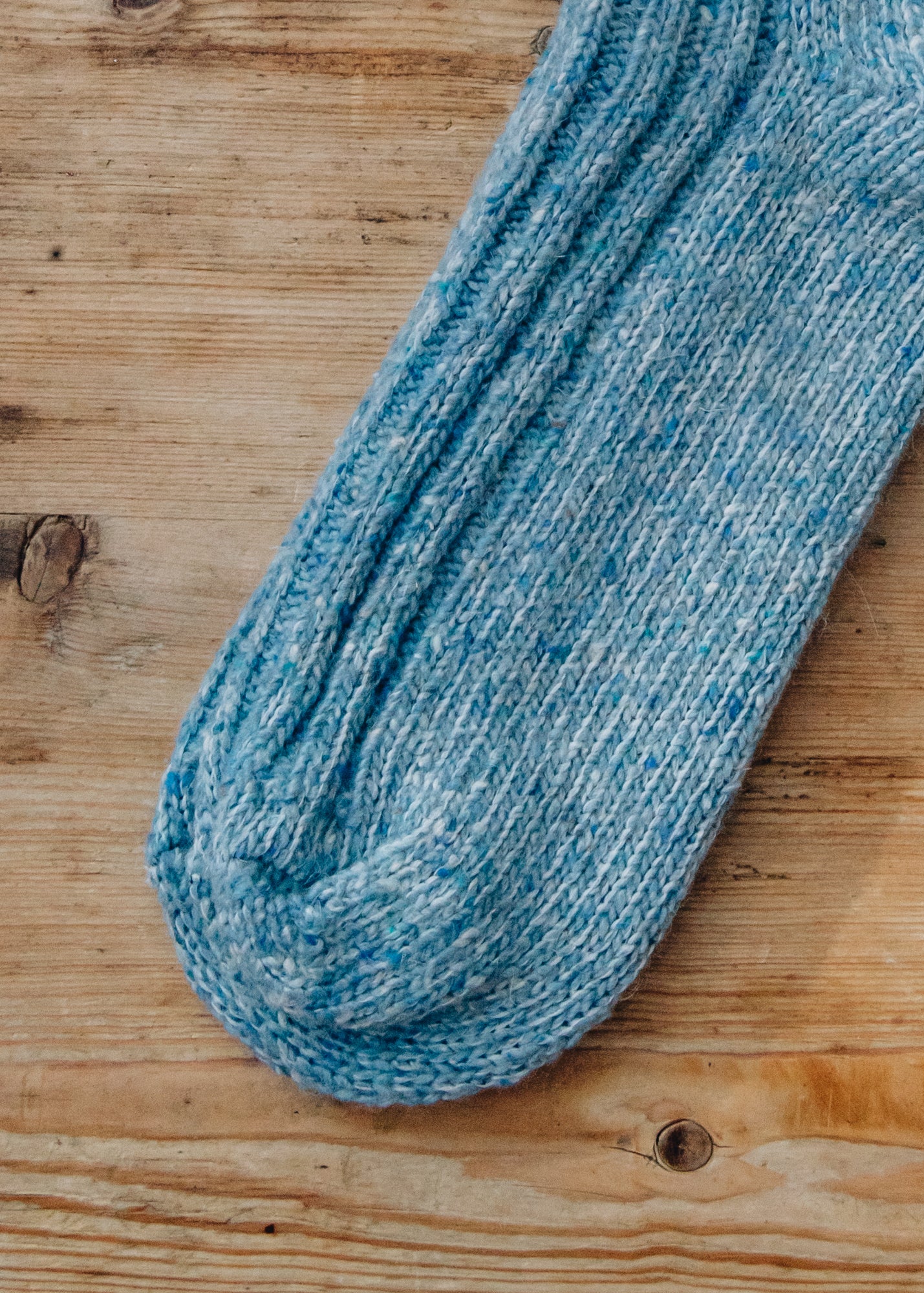Traditional Socks in Light Blue - Image 2