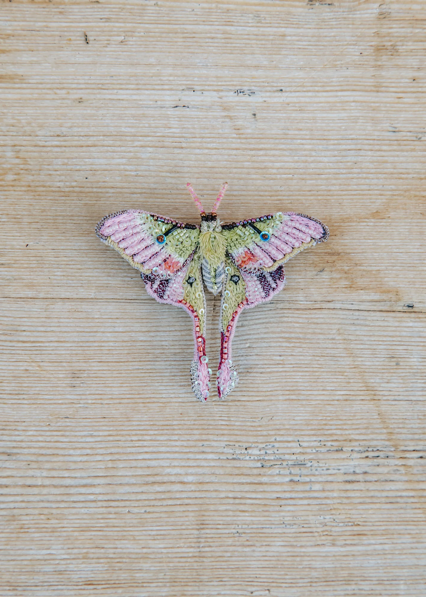 Moon Moth Brooch