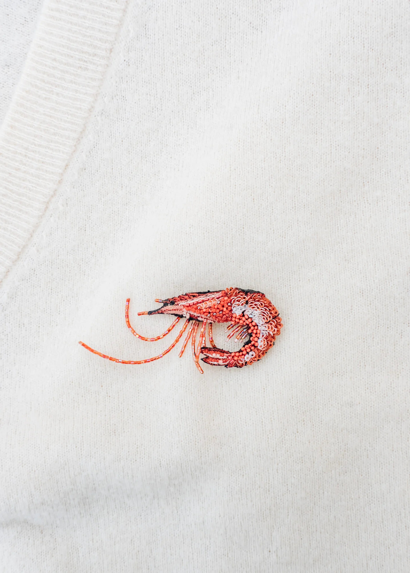 True Shrimp Brooch - Image 2