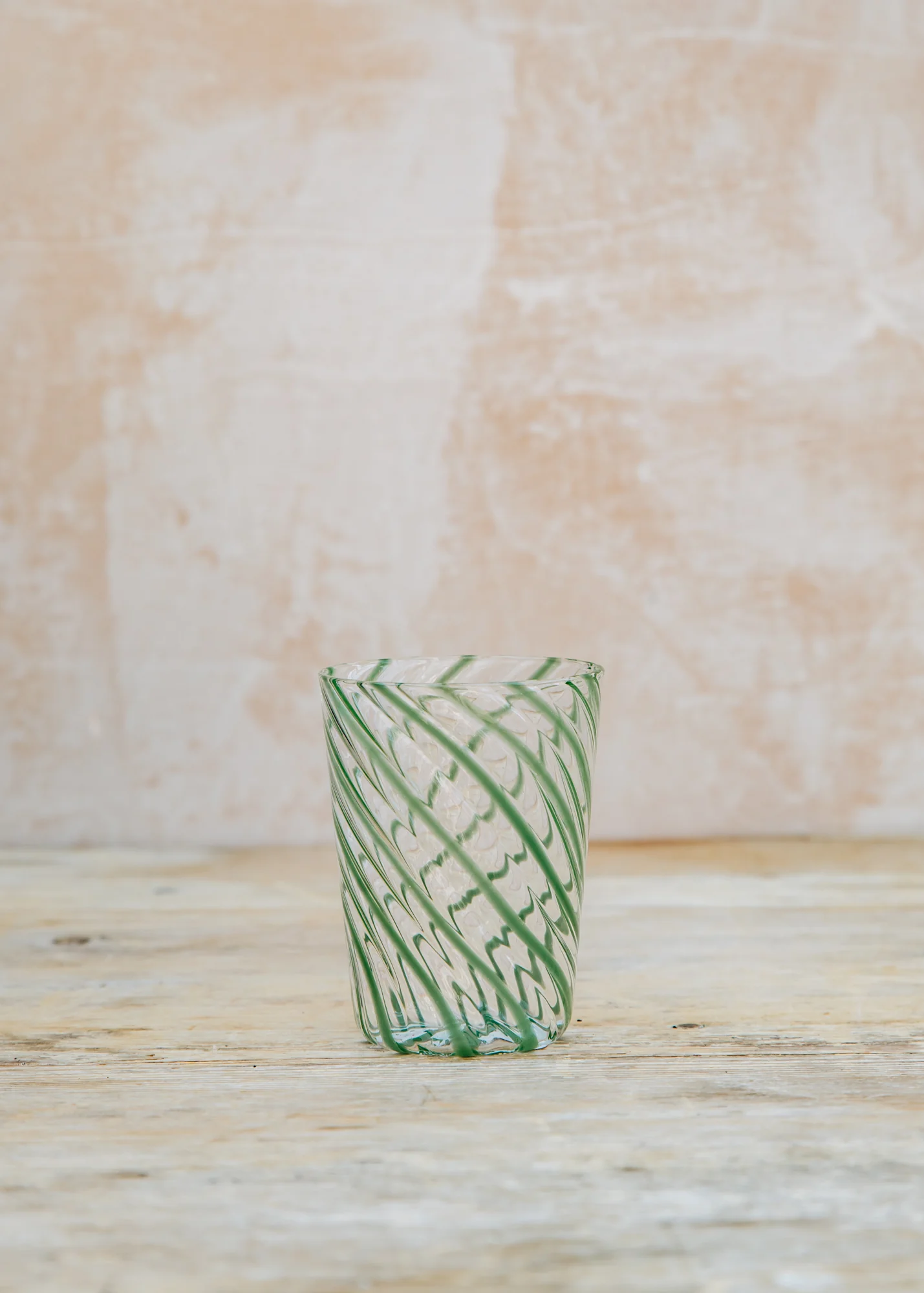 Impilabile Torchon Drinking Glass in Forest Green