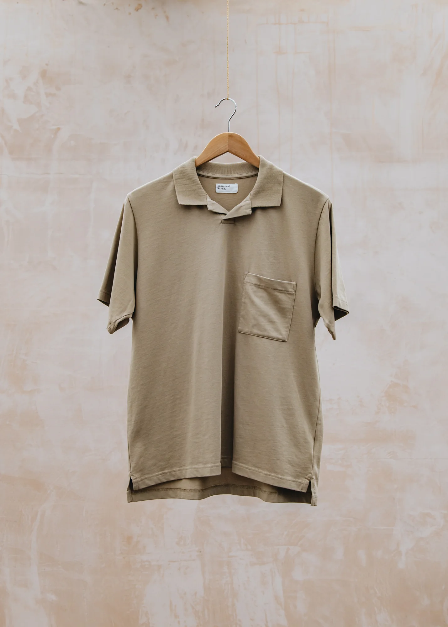Rugby Jersey Oversized Vacation Polo in Sand