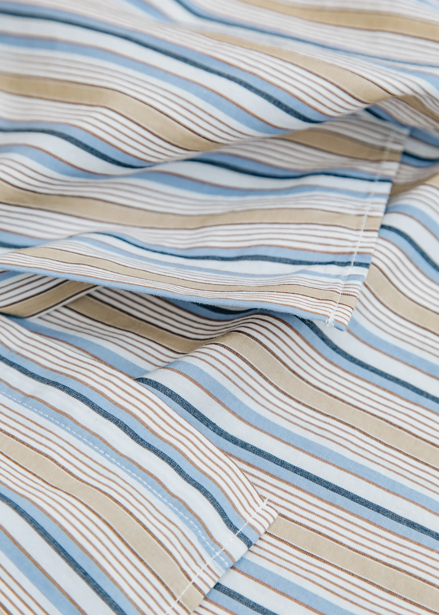 Pop Multi Stripe Square Pocket Shirt in Multi - Image 4
