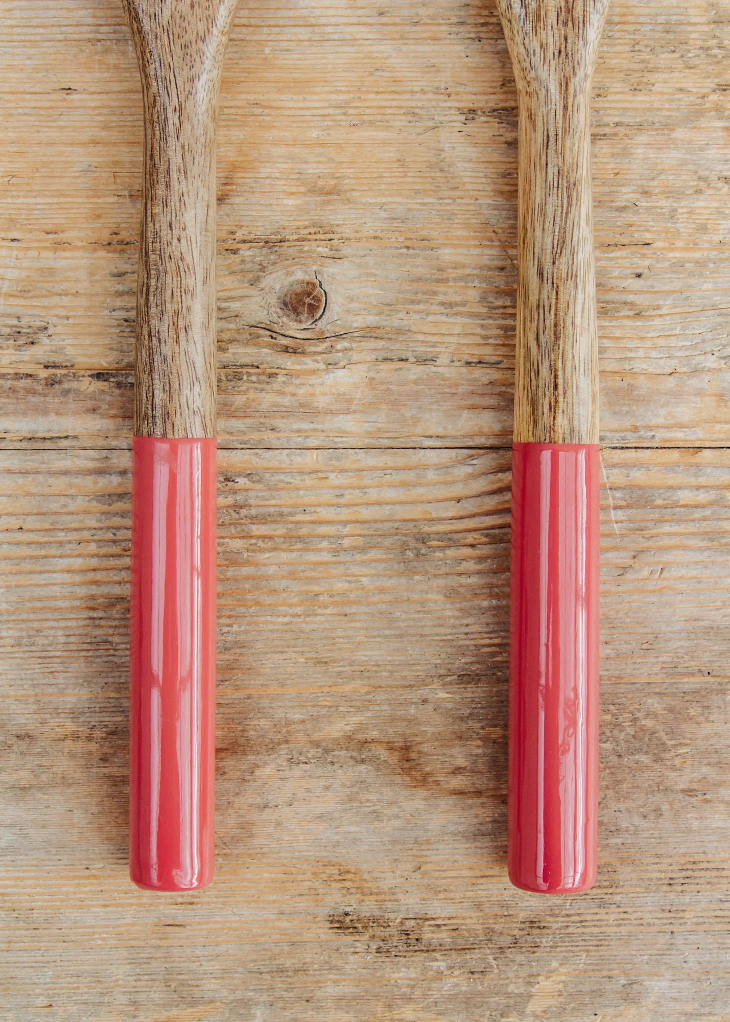 Mango Salad Servers in Burnt Brick - Image 3