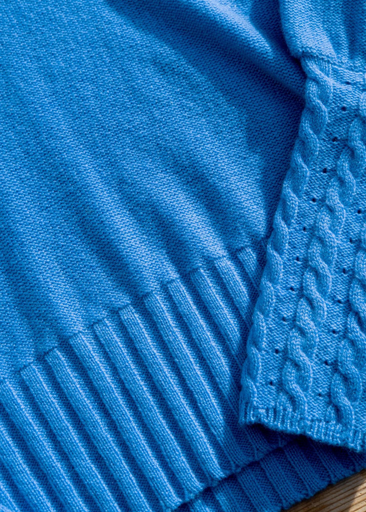 Alina Mutton Sleeve Jumper in Déjà Vu Blue - Image 3