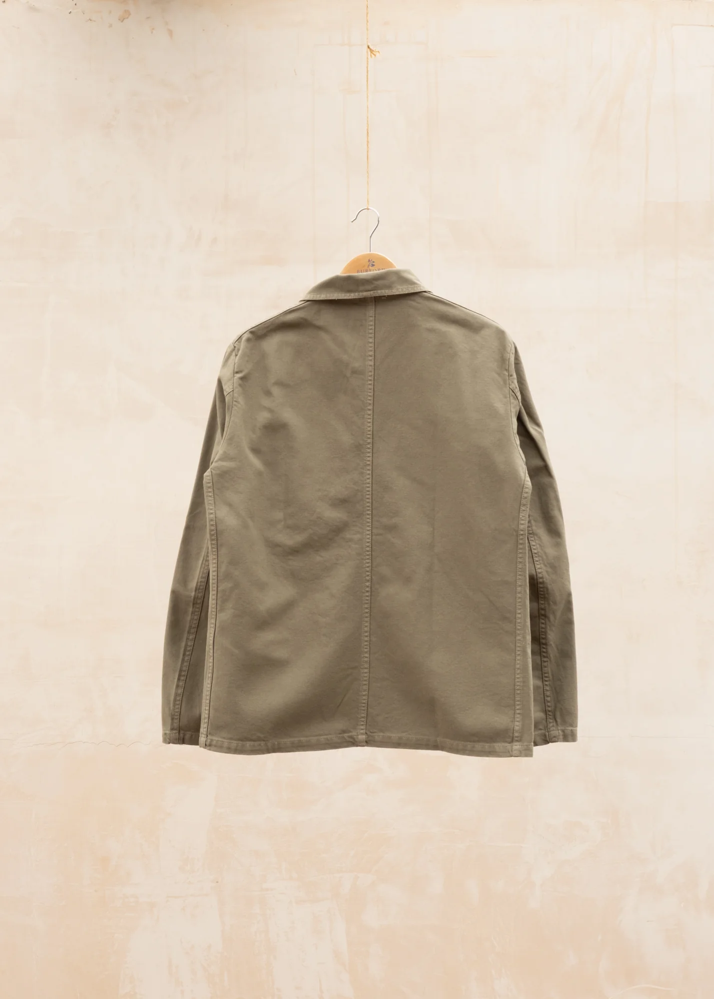 Organic Double Weave Twill Jacket in Clay - Image 2