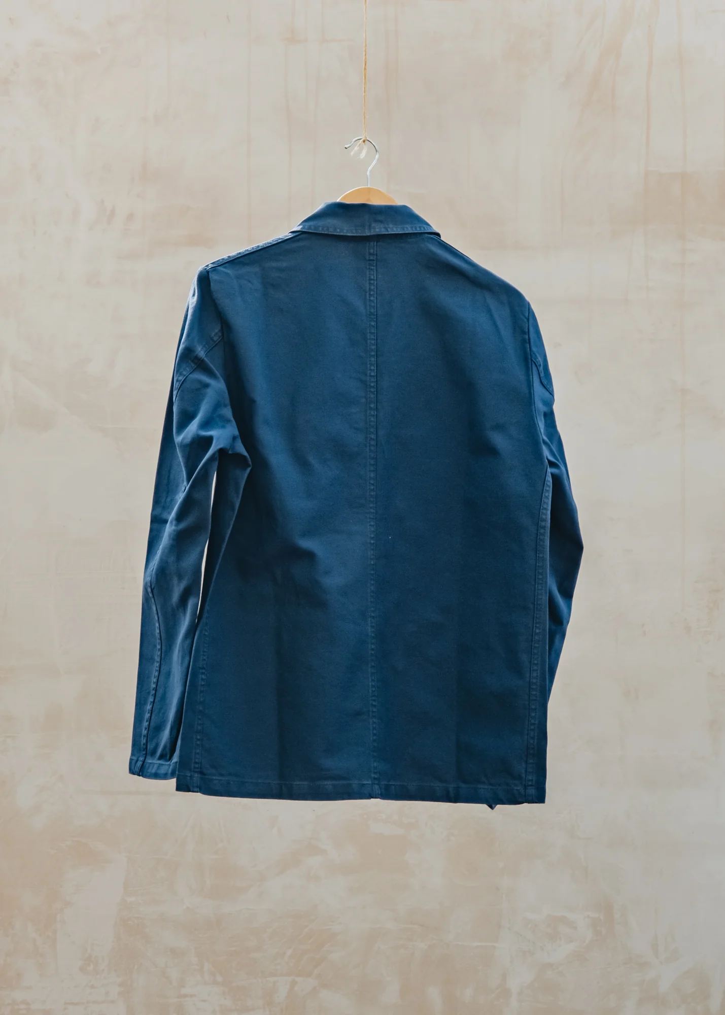 Organic Double Weave Twill Jacket in Navy - Image 2