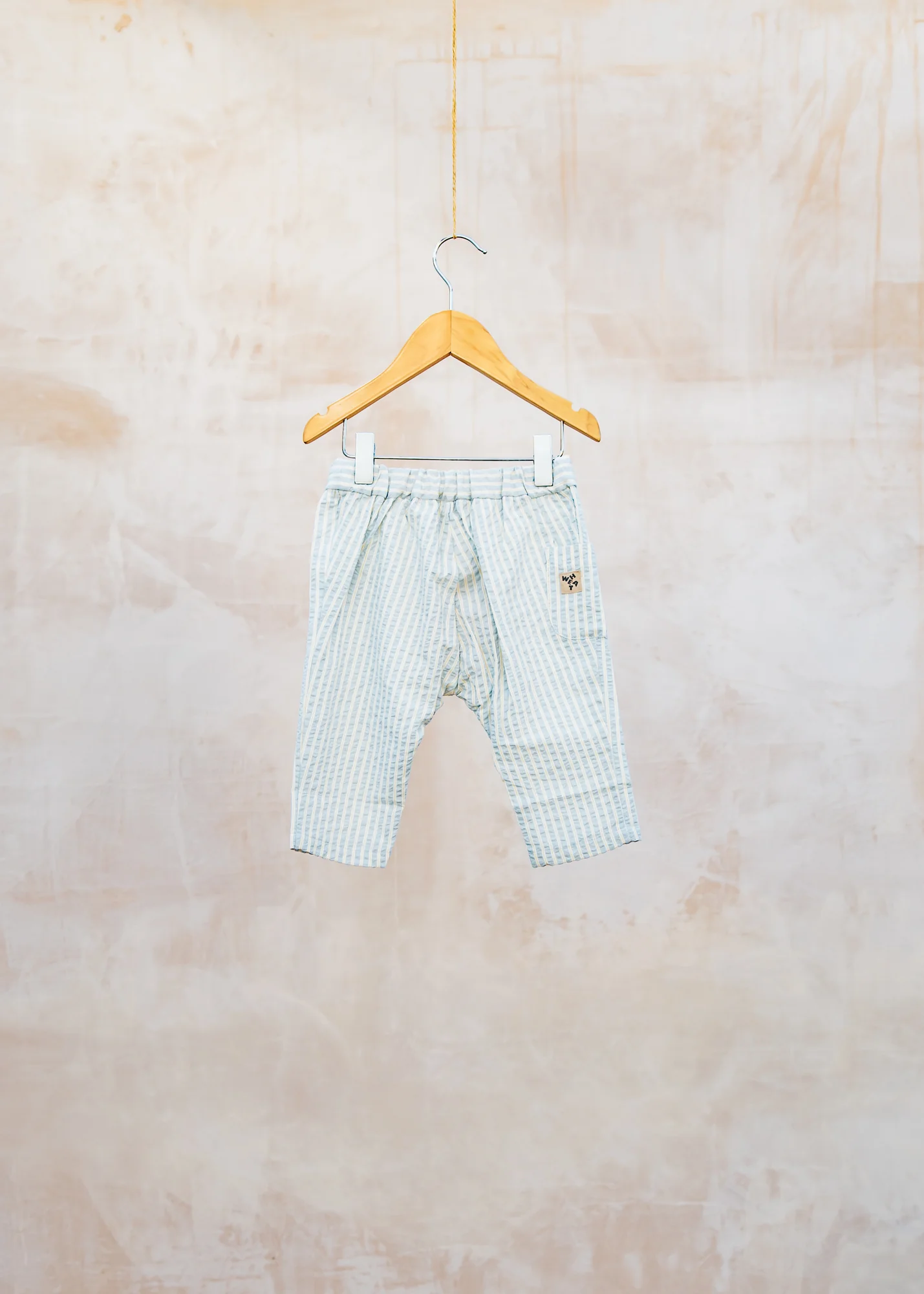 Babies' Henry Trousers in Summer Sky Stripe - Image 2
