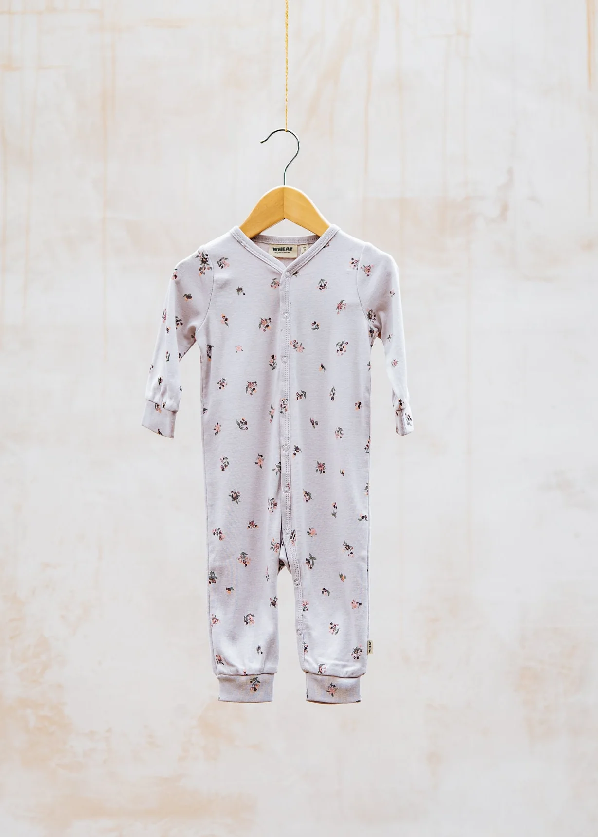 Babies' Nikola Sleepsuit in Soft Lilac Flowers