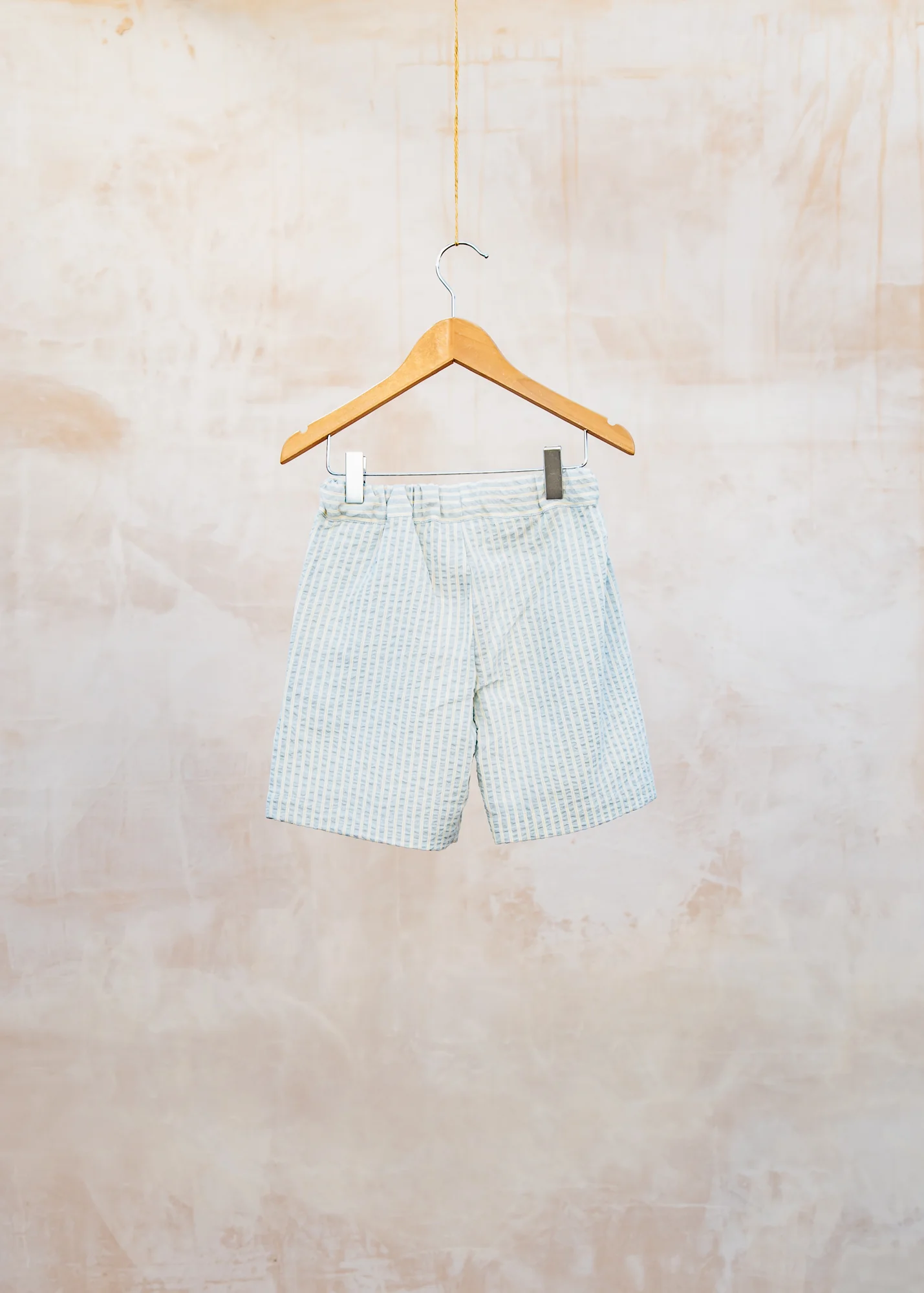 Children's Cuba Shorts in Summer Sky Stripe - Image 2