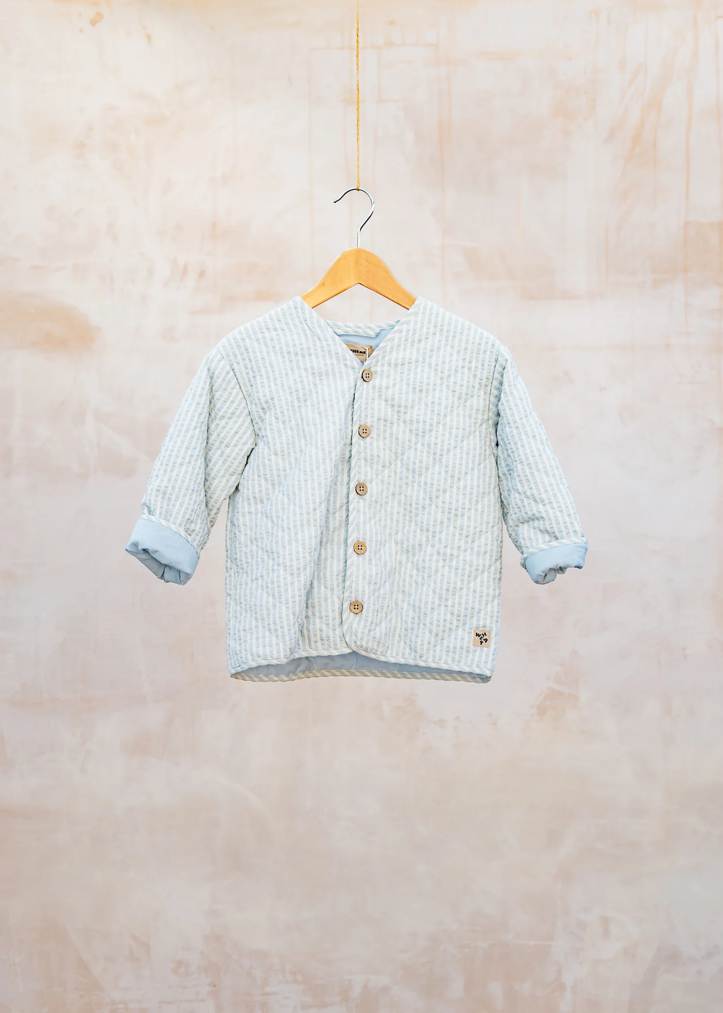 Saxo Quilt Jacket in Summer Sky Stripe